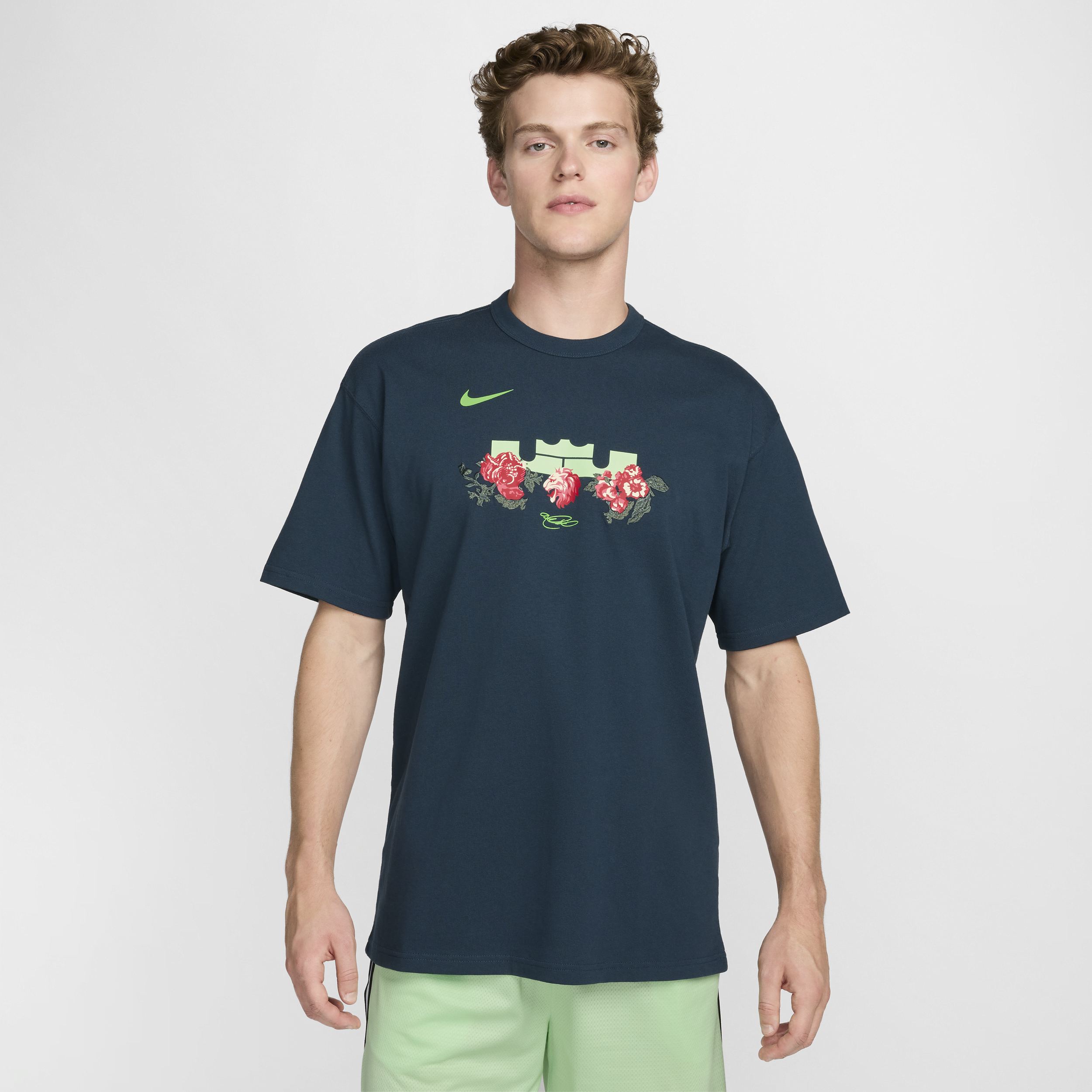 Nike Men's Lebron Max90 Basketball T-shirt In Blue