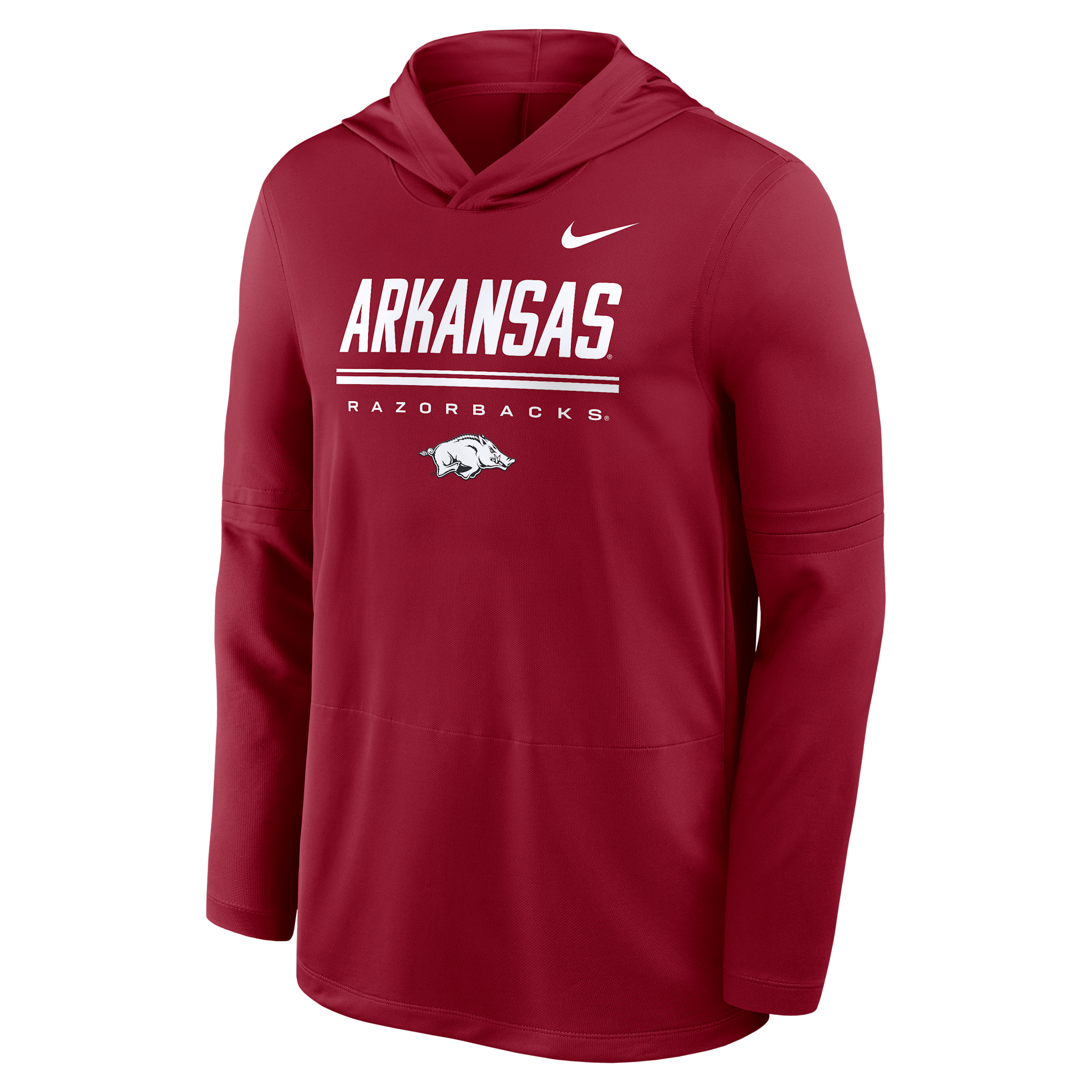 Nike Men's Cardinal Arkansas Razorbacks 2026 Sideline Dri-fit Lightweight Hoodie - Cardinal