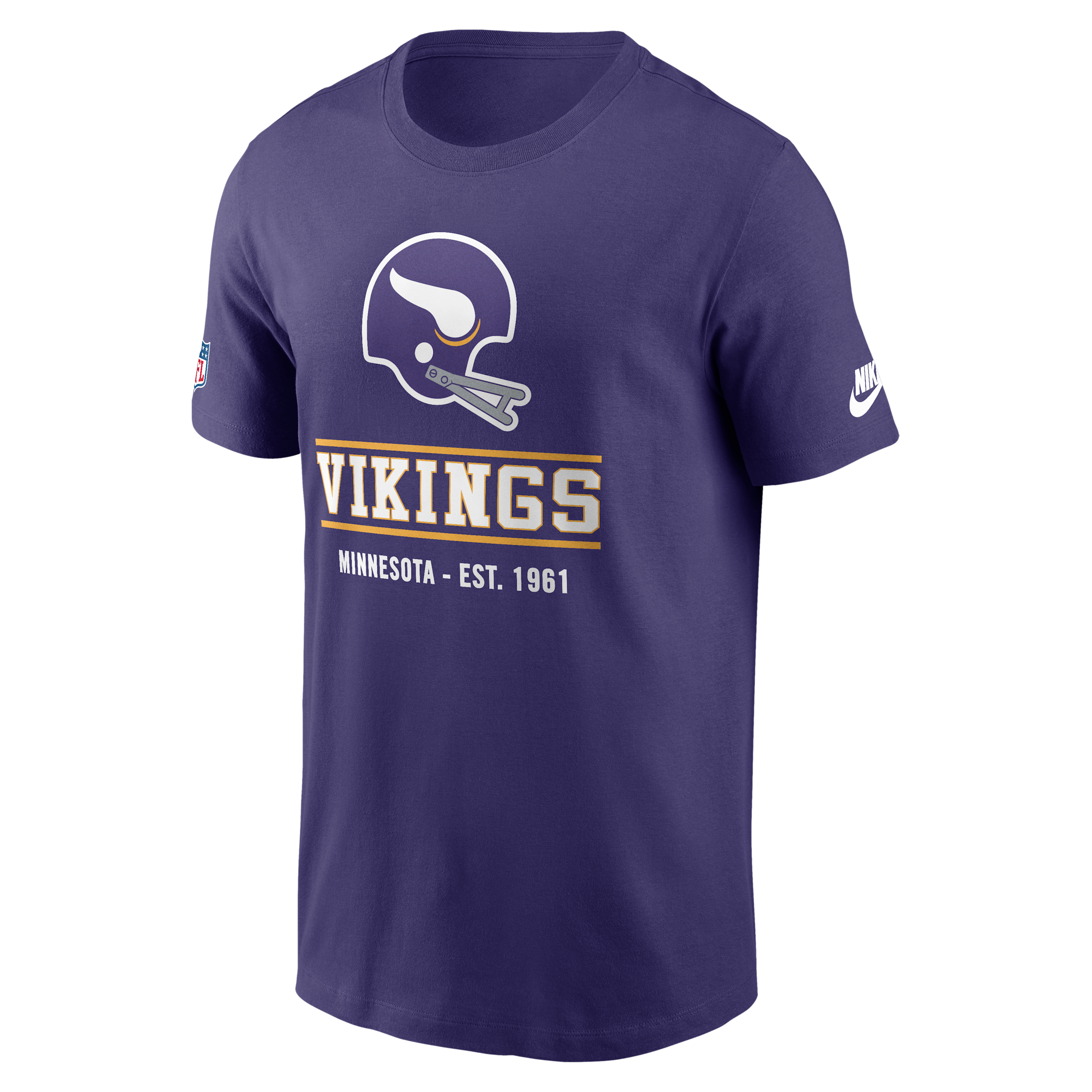Minnesota Vikings Essential Nike Men's Dri-FIT NFL Short-Sleeve T-Shirt in Purple | 02ET52MQ9M-TC1