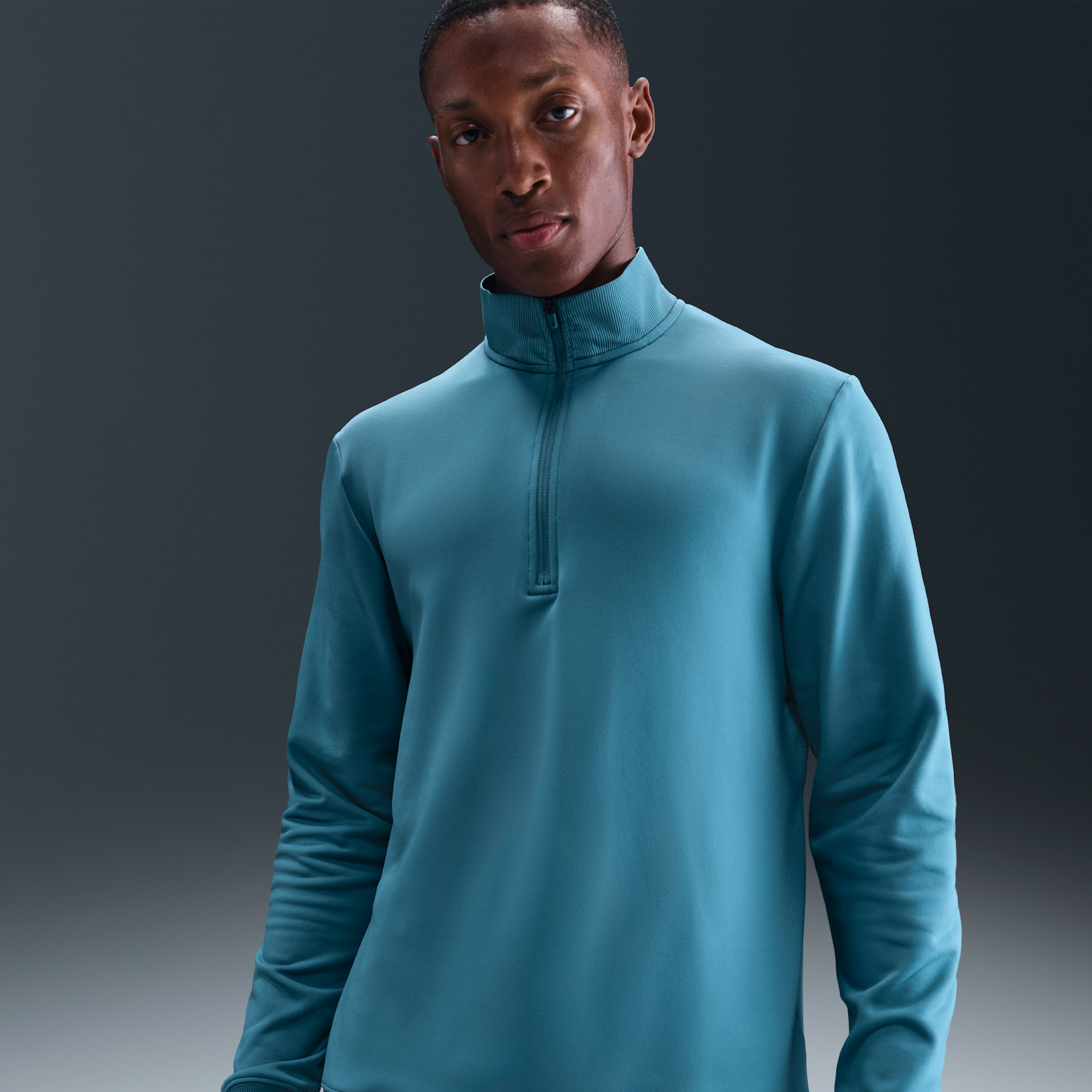 Nike Men's Tour 1/2-Zip Golf Top in Blue | FZ7522-006