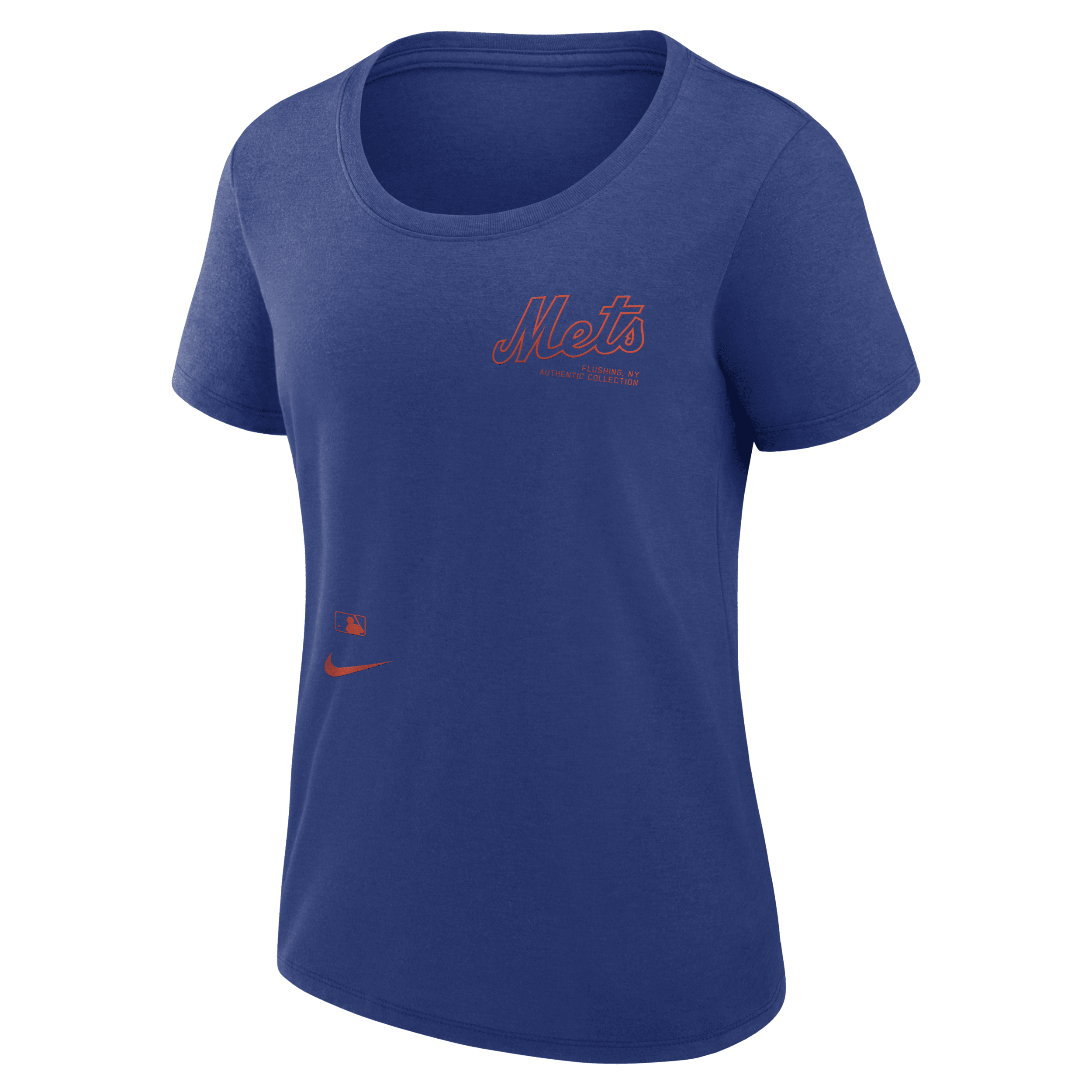 Shop Nike New York Mets Authentic Collection Early Work  Women's Dri-fit Mlb T-shirt In Blue