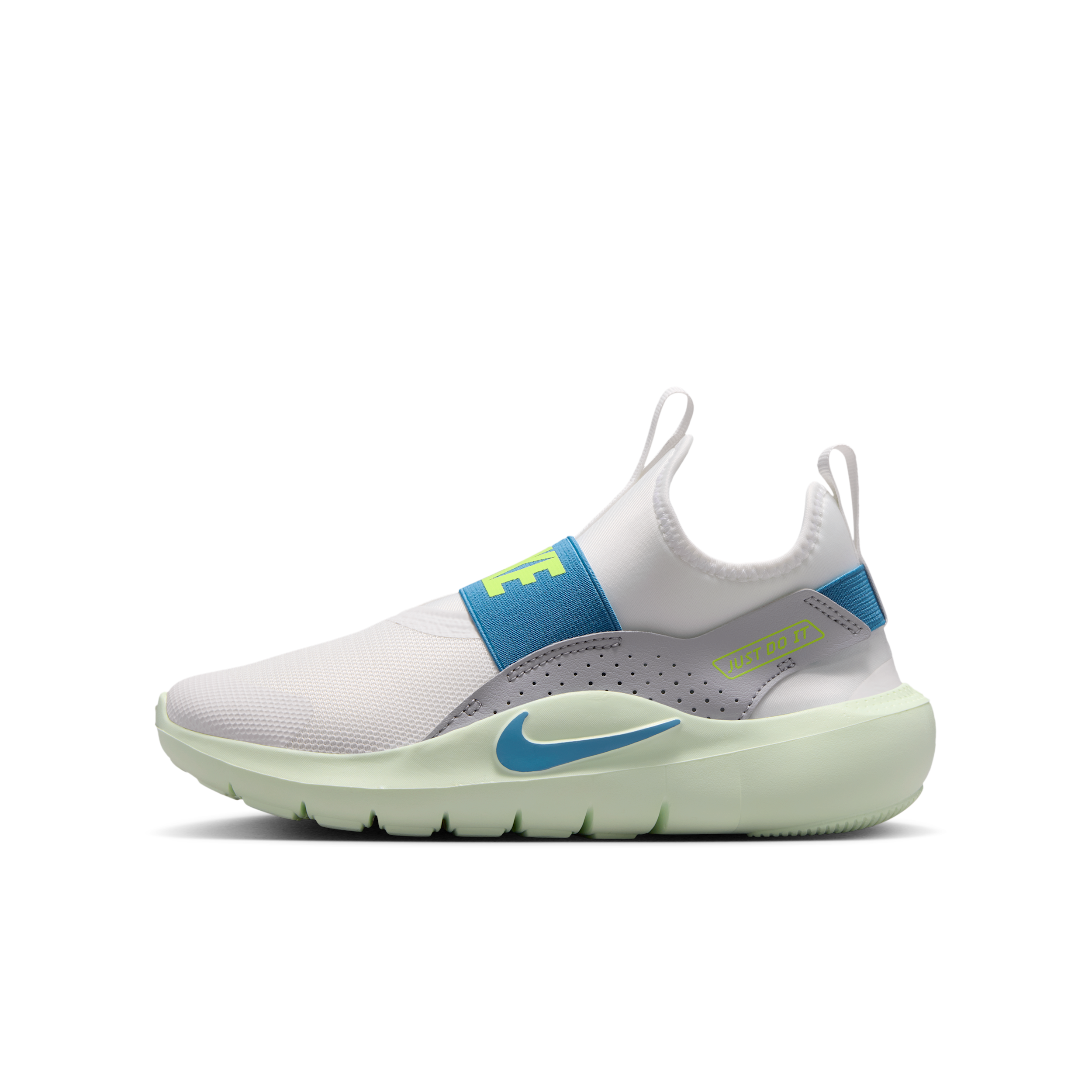 Nike Flex Runner 4 Big Kids' Running Shoes in White | IF2893-103