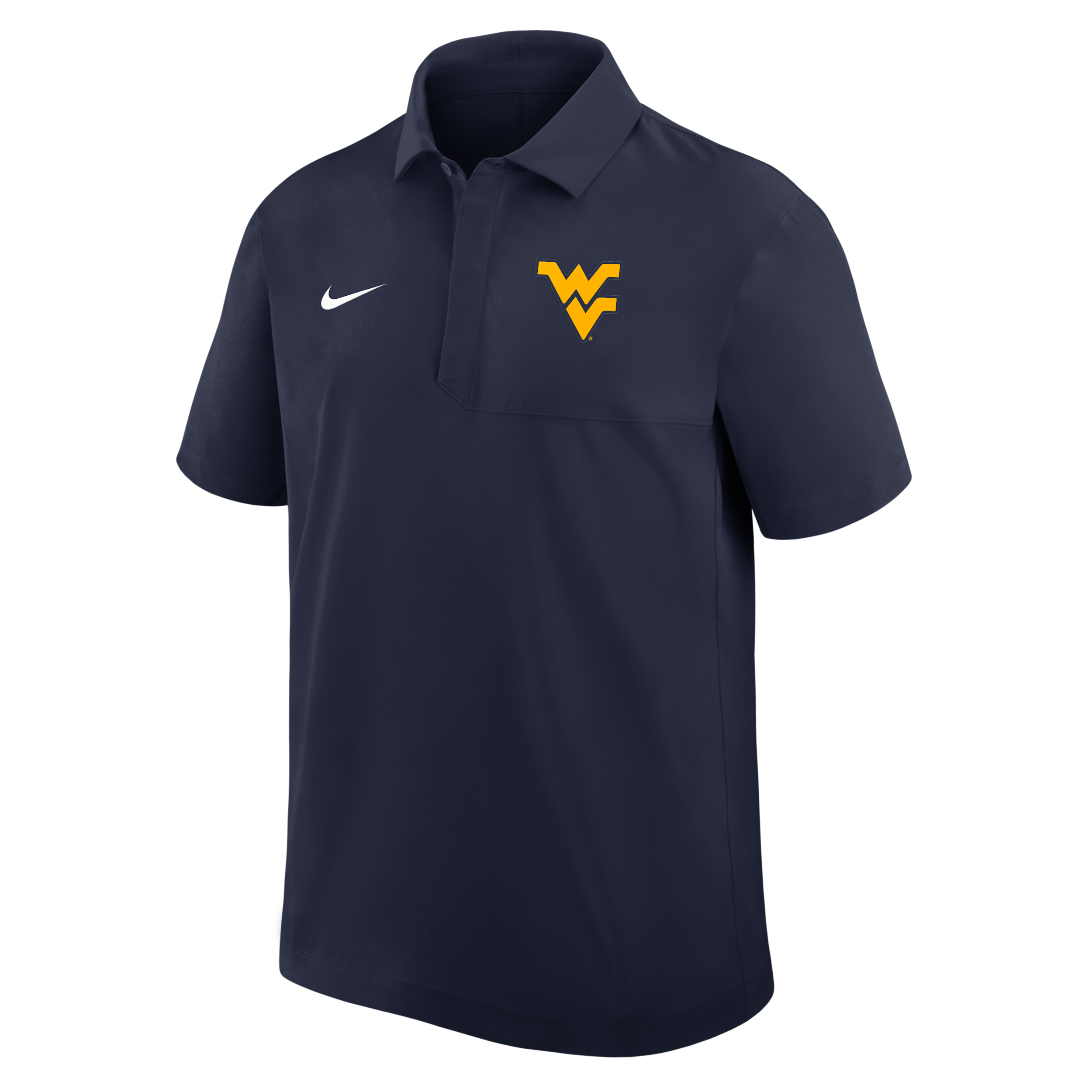 Nike West Virginia Men's Dri-fit College Polo In Blue