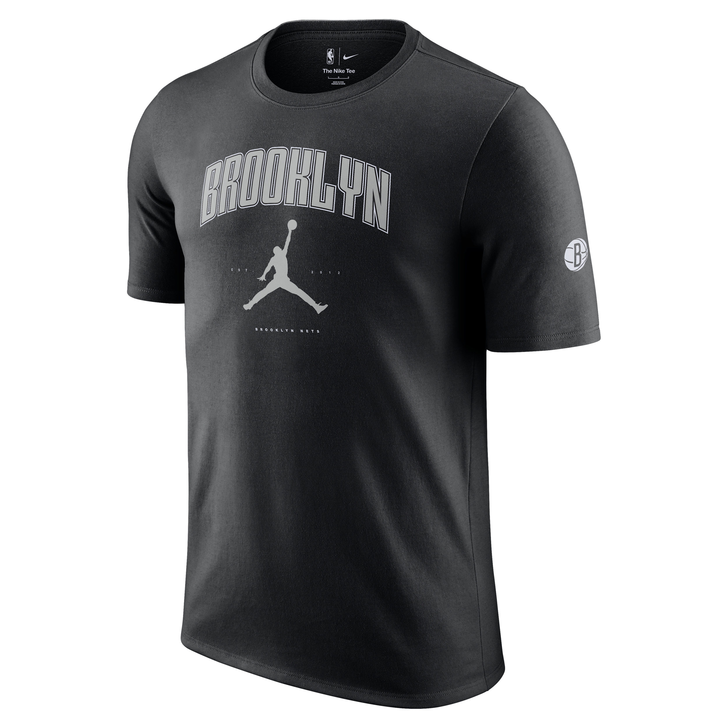 NIKE MEN'S BROOKLYN NETS ESSENTIAL JORDAN NBA T-SHIRT