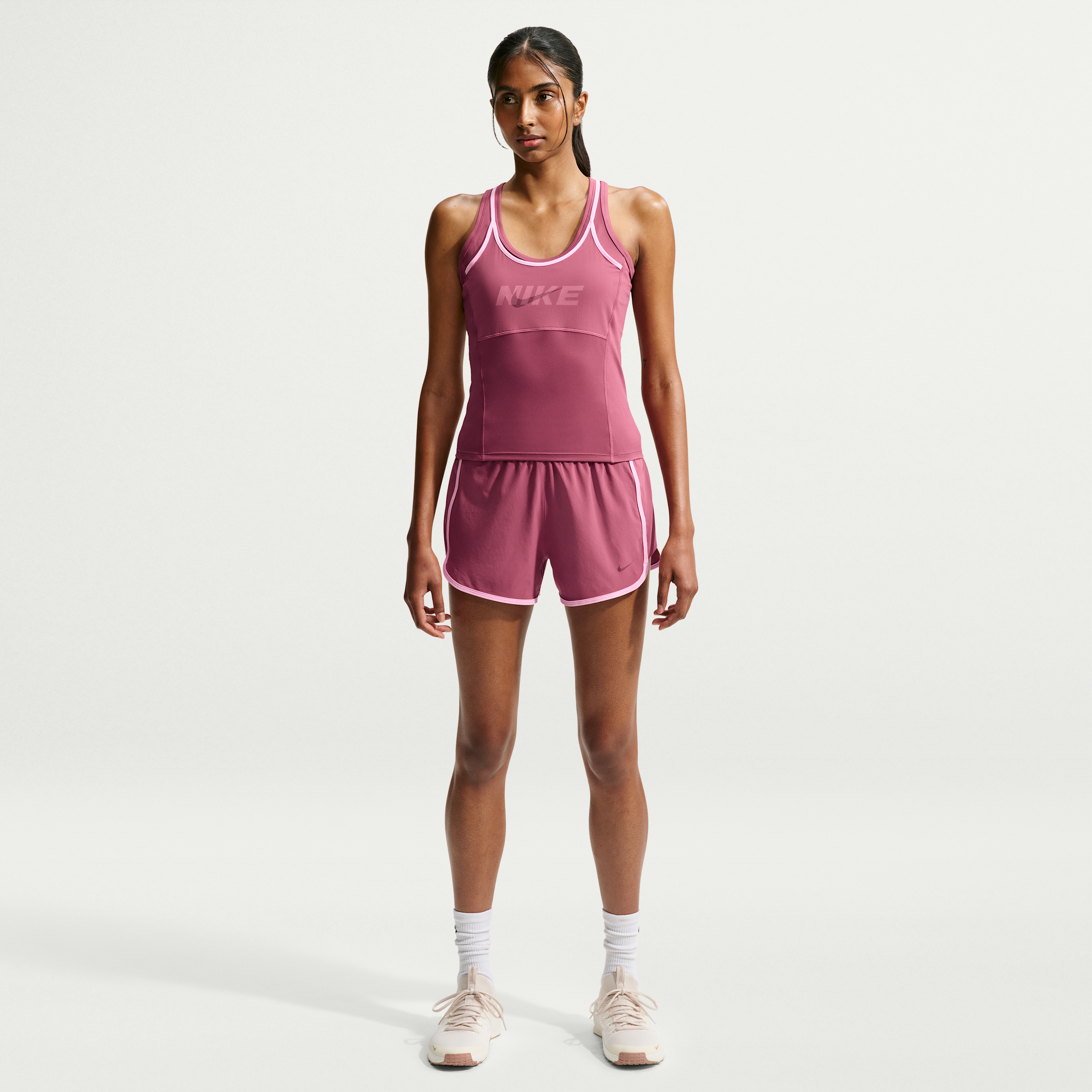 Nike Women's One Dri-FIT Shorts in Red | IM9757-654