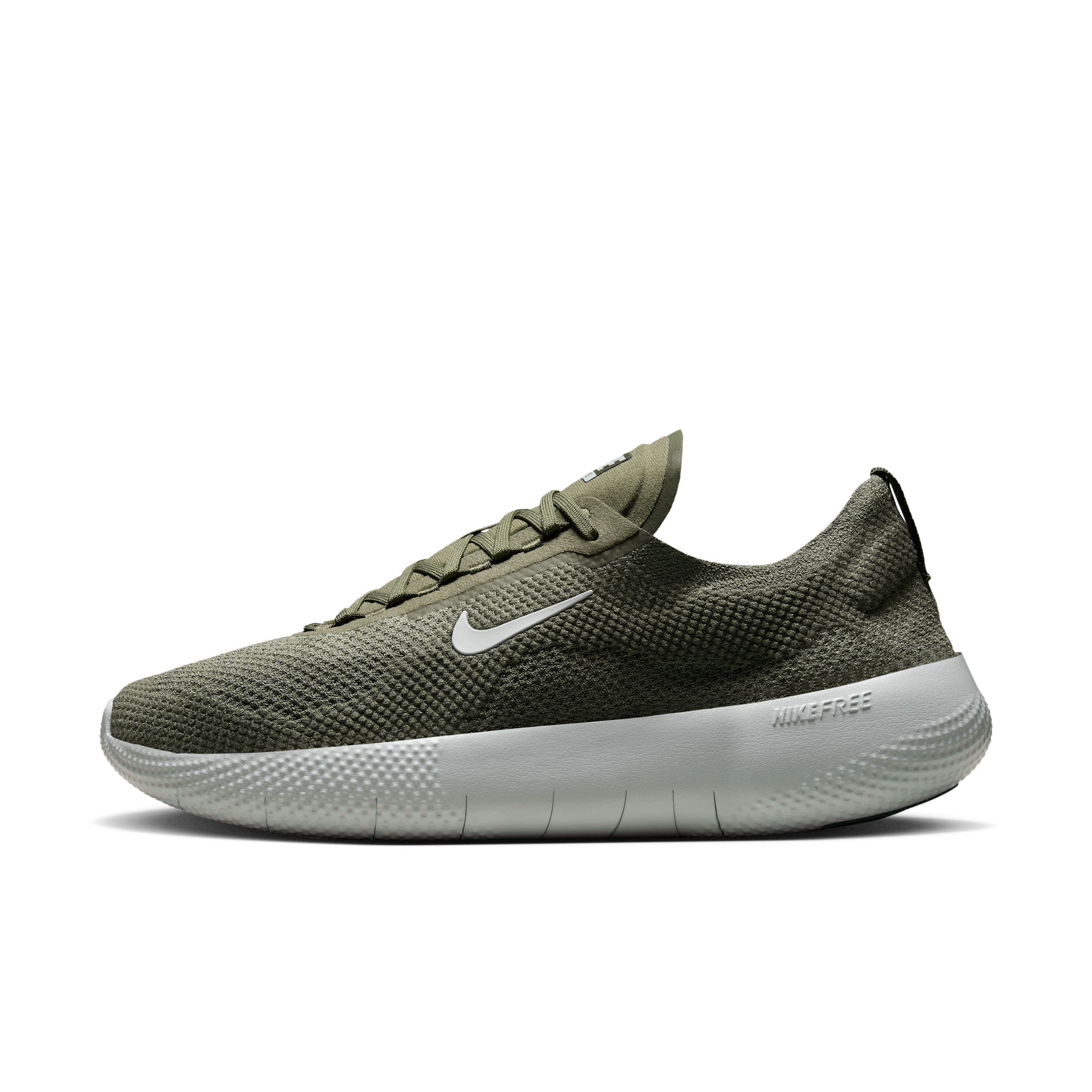 Nike Men's Free 2025 Shoes, Size 9, Med Olive/Lt Silver Cargo
