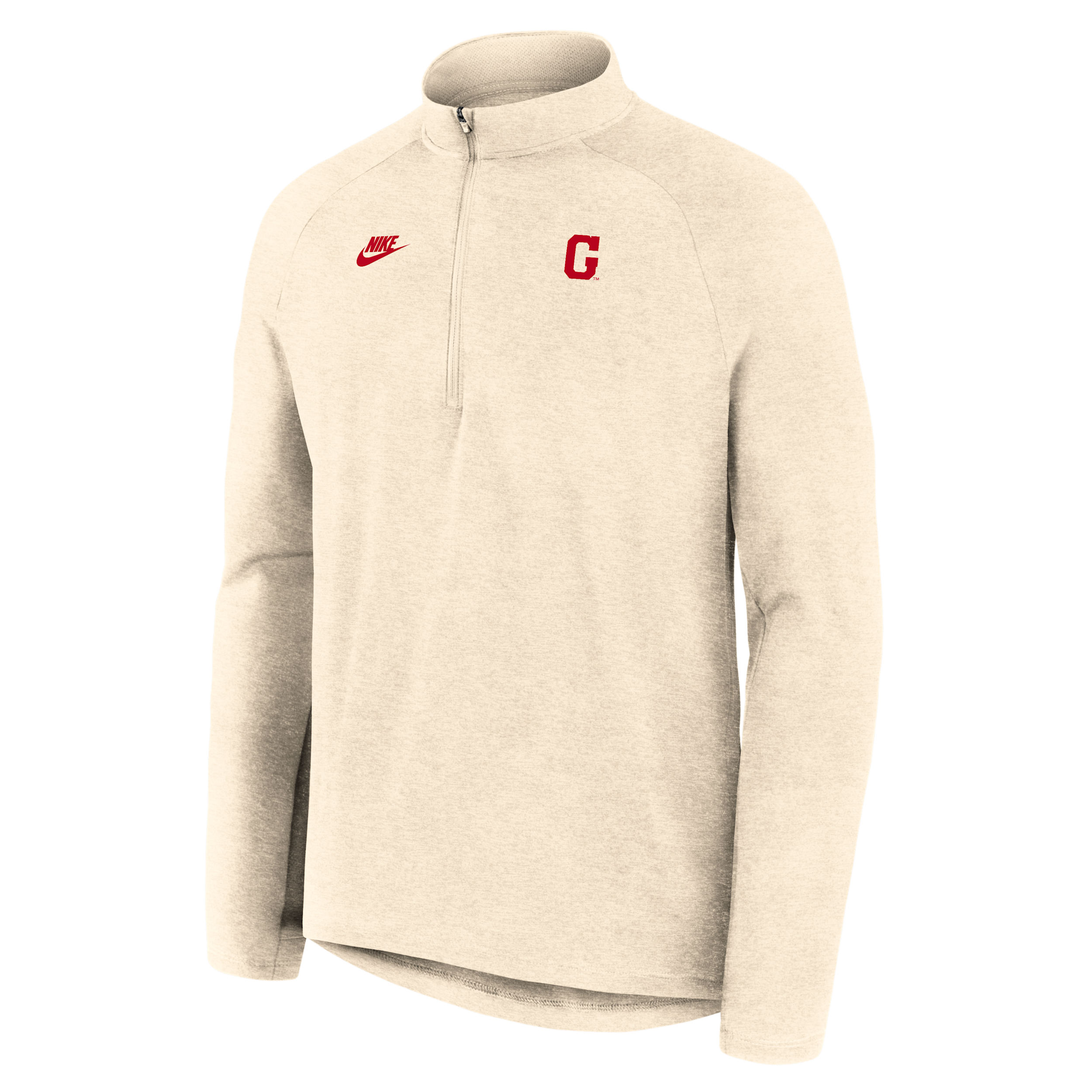 Georgia Legacy Stride Nike Men's Dri-FIT College 1/2-Zip Long-Sleeve Top in White | 04V115AUGV-5T9
