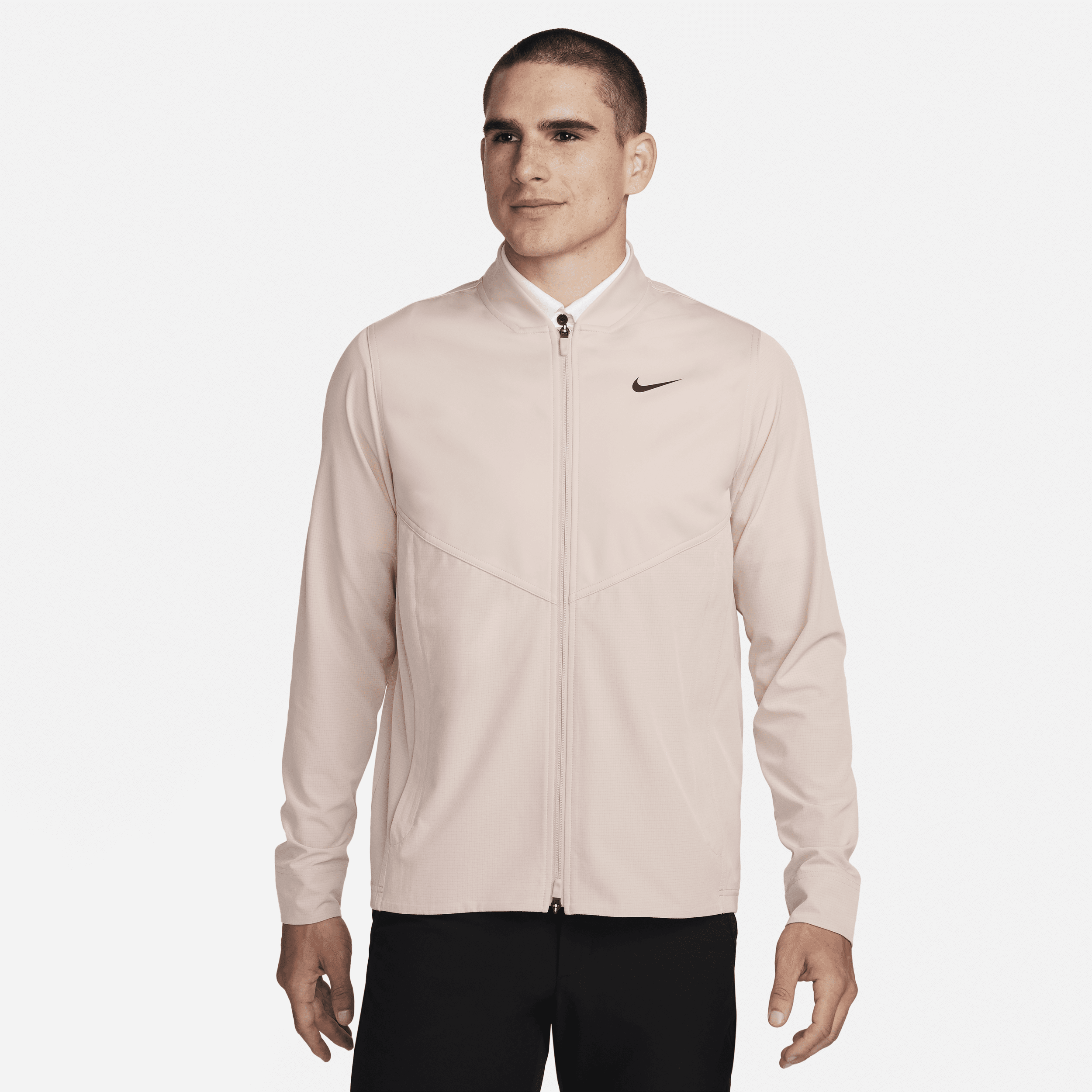 Nike Men's Tour Essential Golf Jacket In Pink
