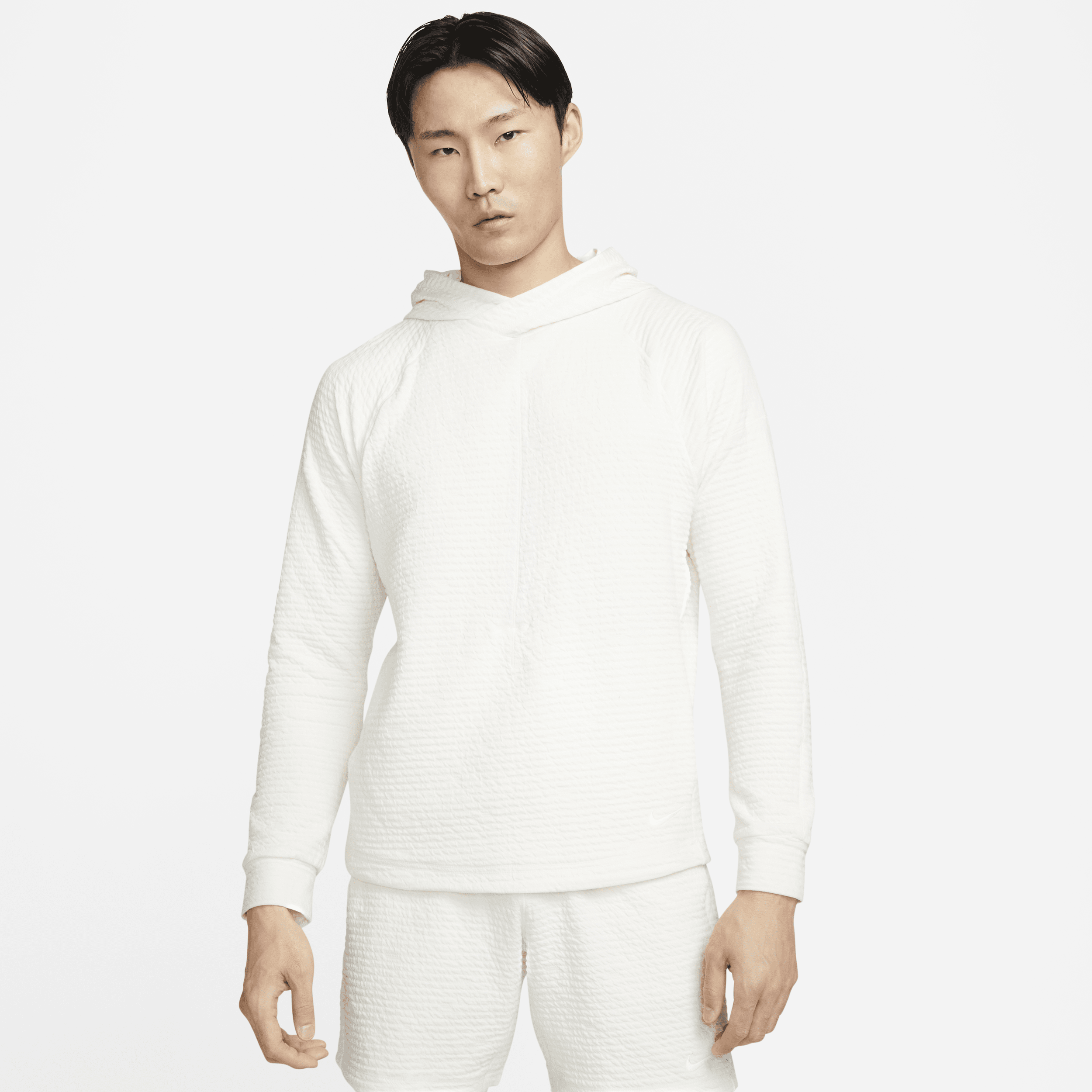 Nike Men's  Yoga Dri-fit Pullover In White