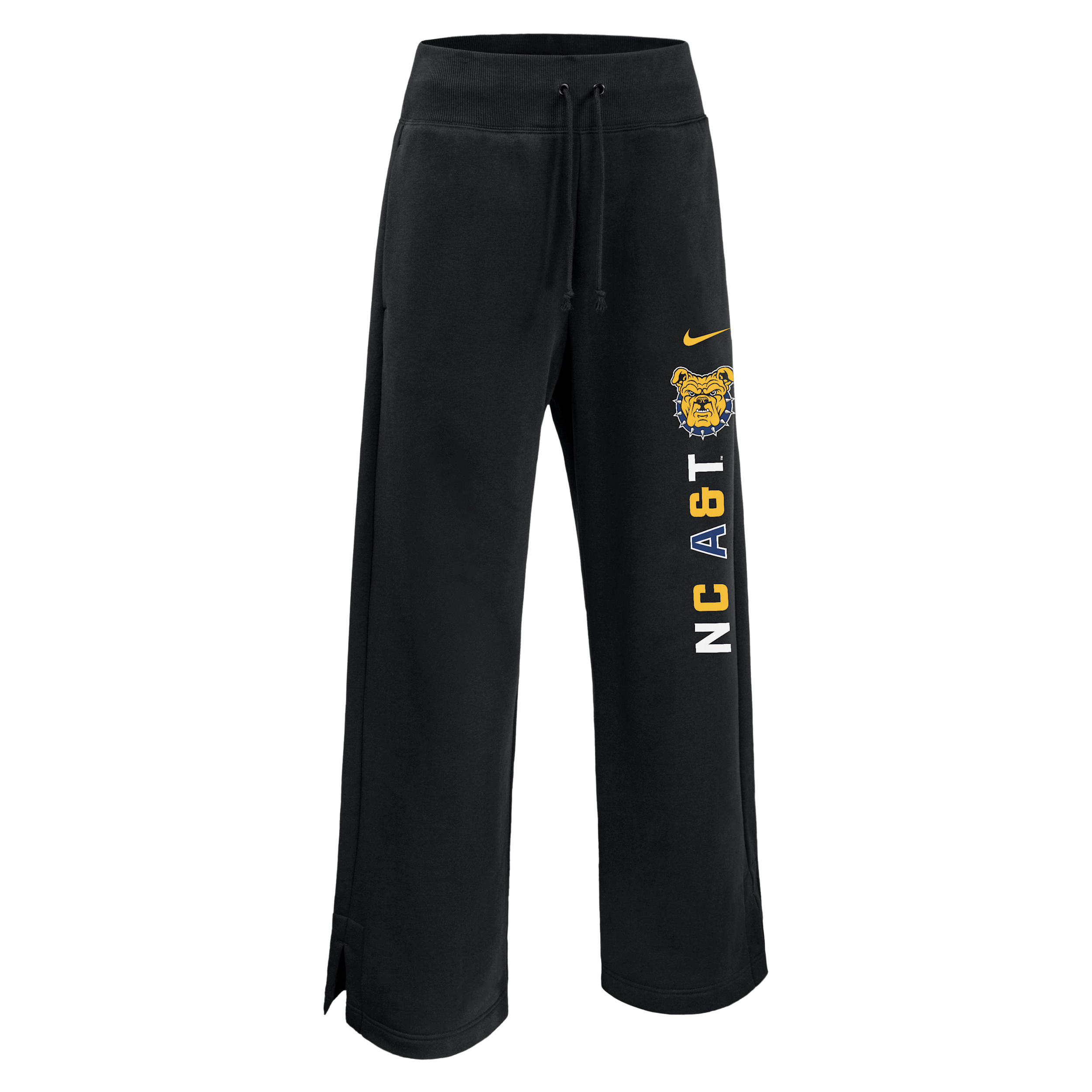Nike Women's College Phoenix Fleece (north Carolina A&t University) Sweatpants In Black