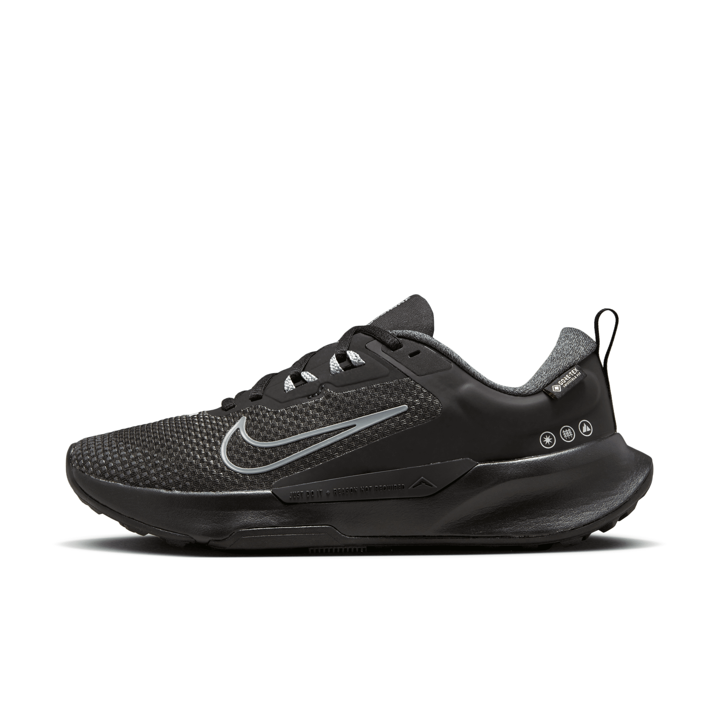 Nike Women's Juniper Trail 2 Gore-tex Waterproof Trail Running Shoes In Black