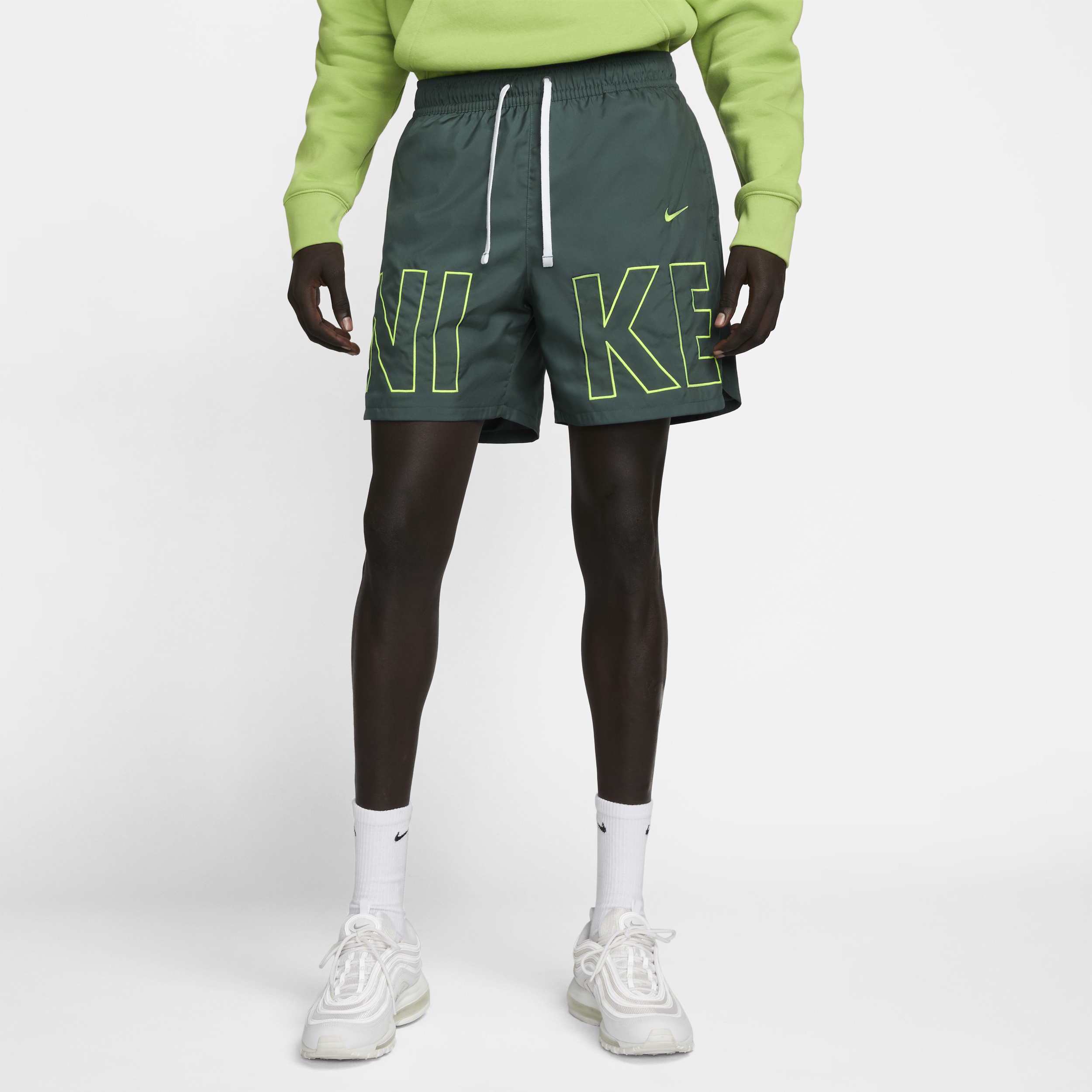 Nike Men's  Sportswear Woven Flow Shorts In Grey