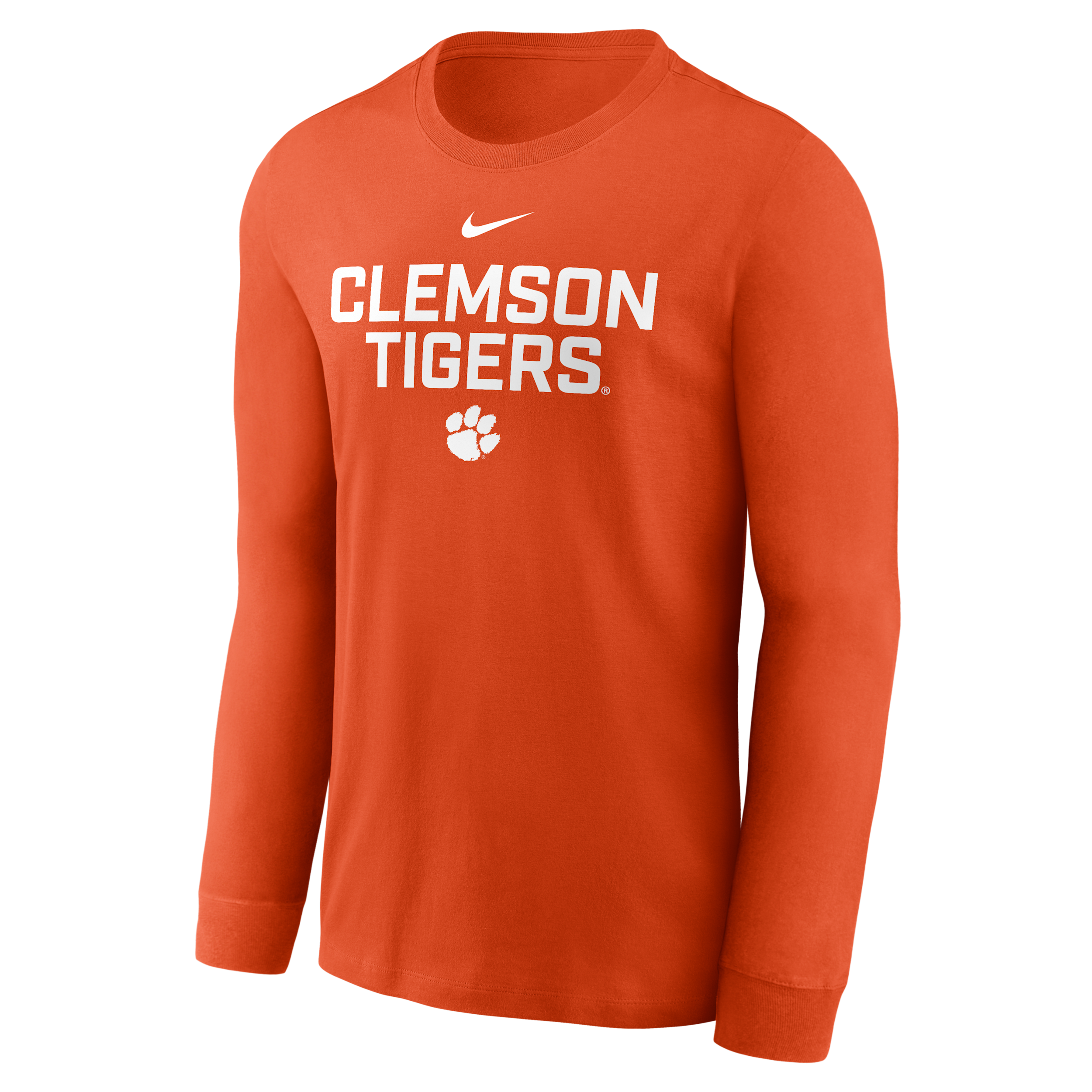 Nike Clemson Sideline  Men's Dri-fit College Long-sleeve T-shirt