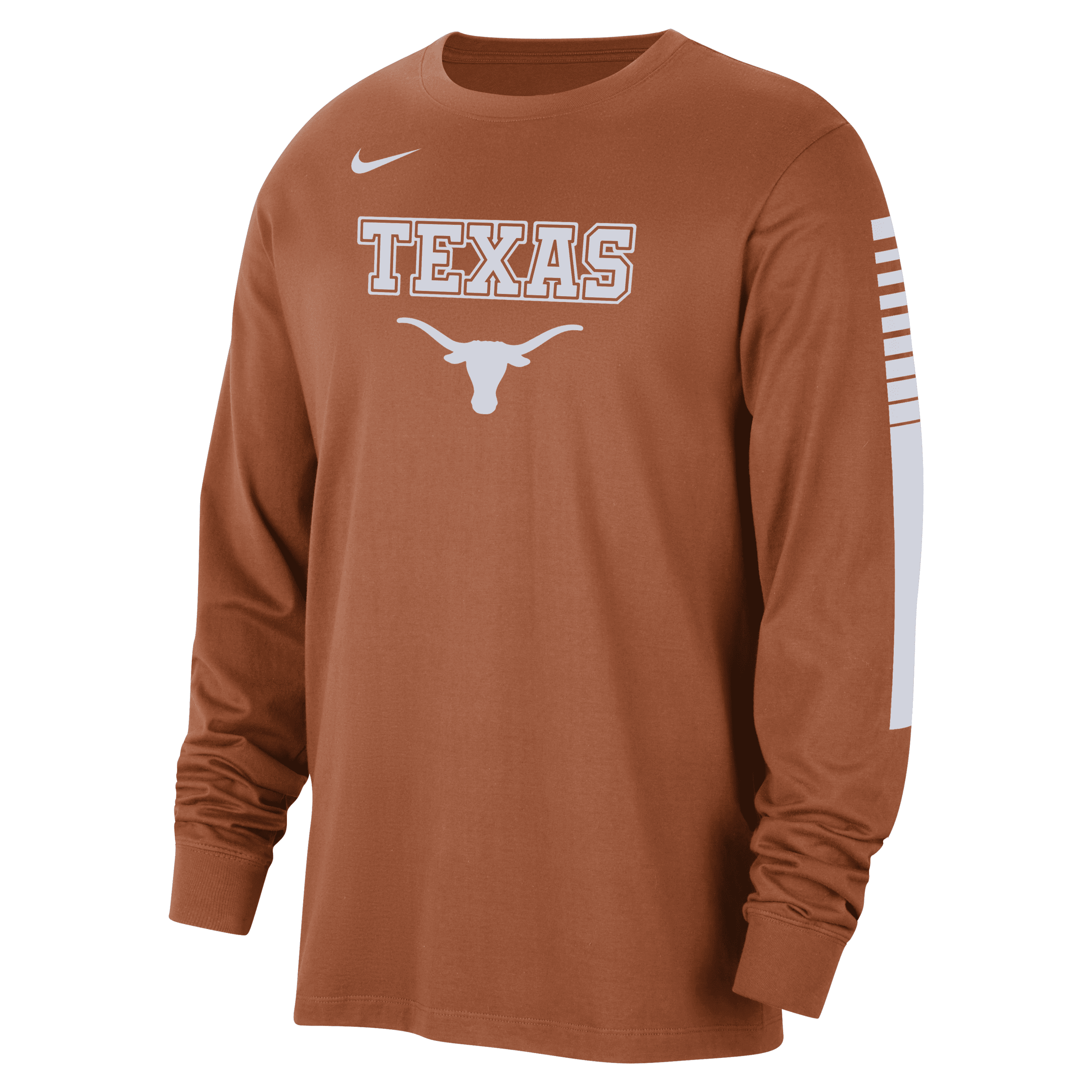 Nike Texas  Men's College Long-sleeve T-shirt In Orange