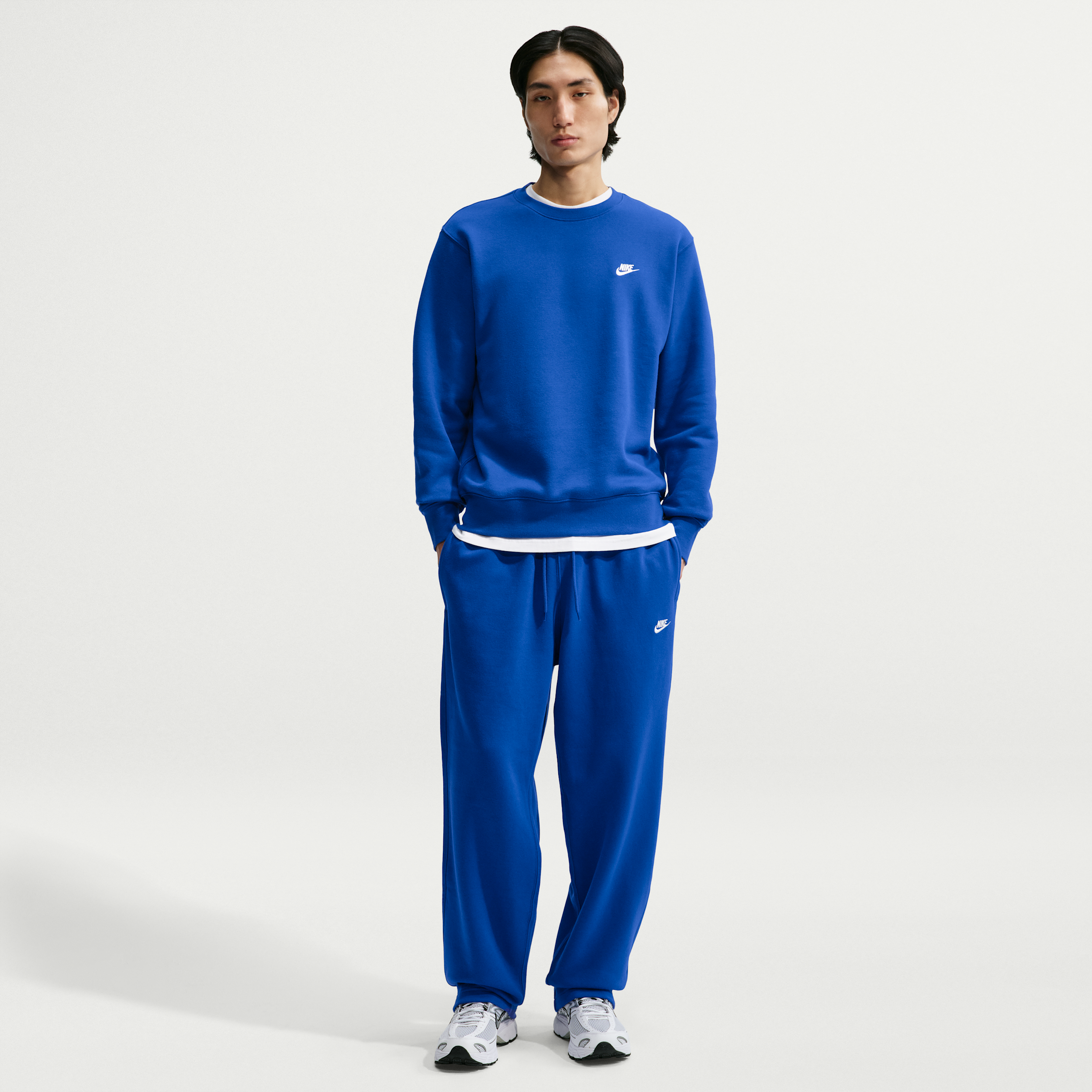 Nike Men's Club Fleece Open-Hem Fleece Pants, Large, Old Royal