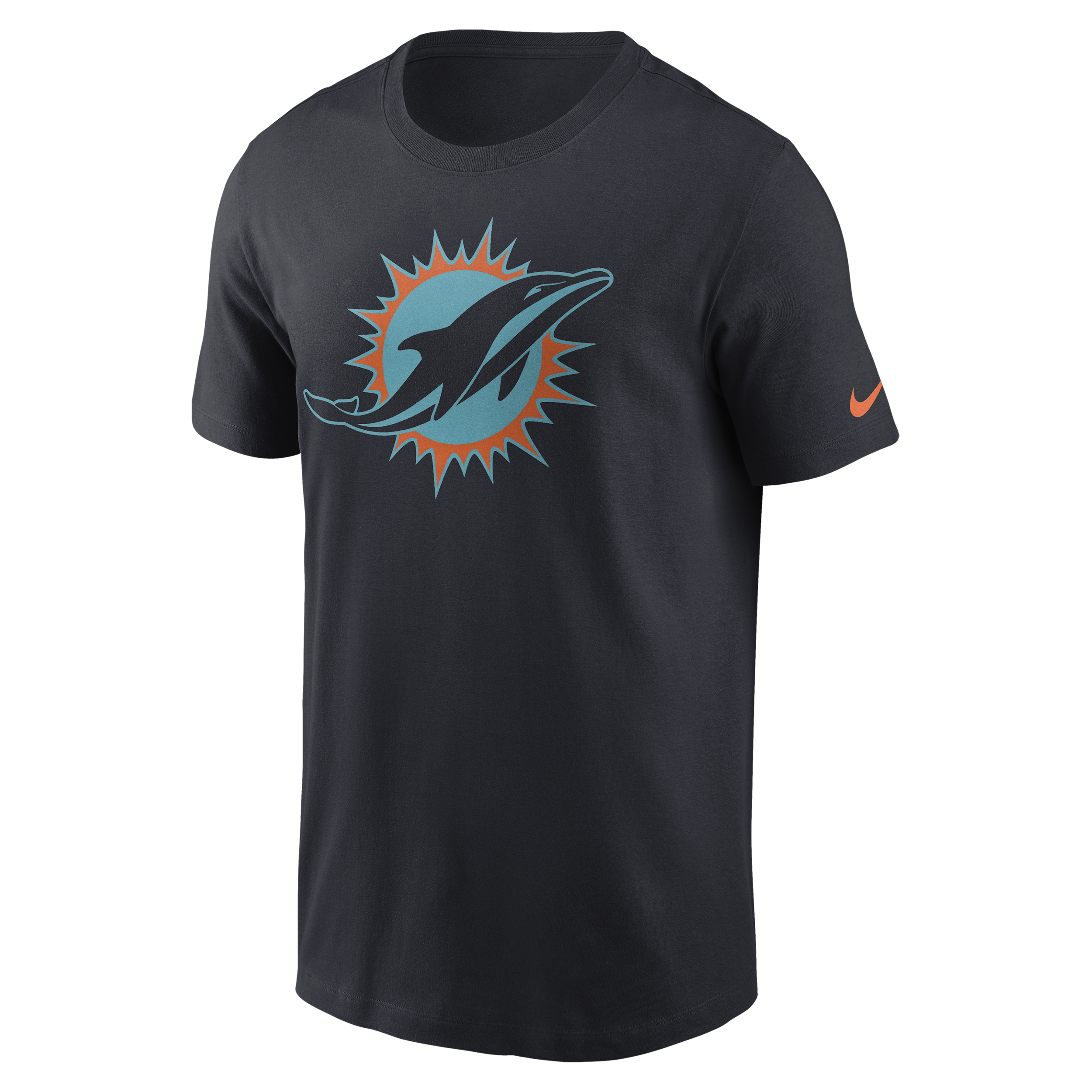 Nike Miami Dolphins Rivalries Collection Essential  Men's Nfl T-shirt In Black