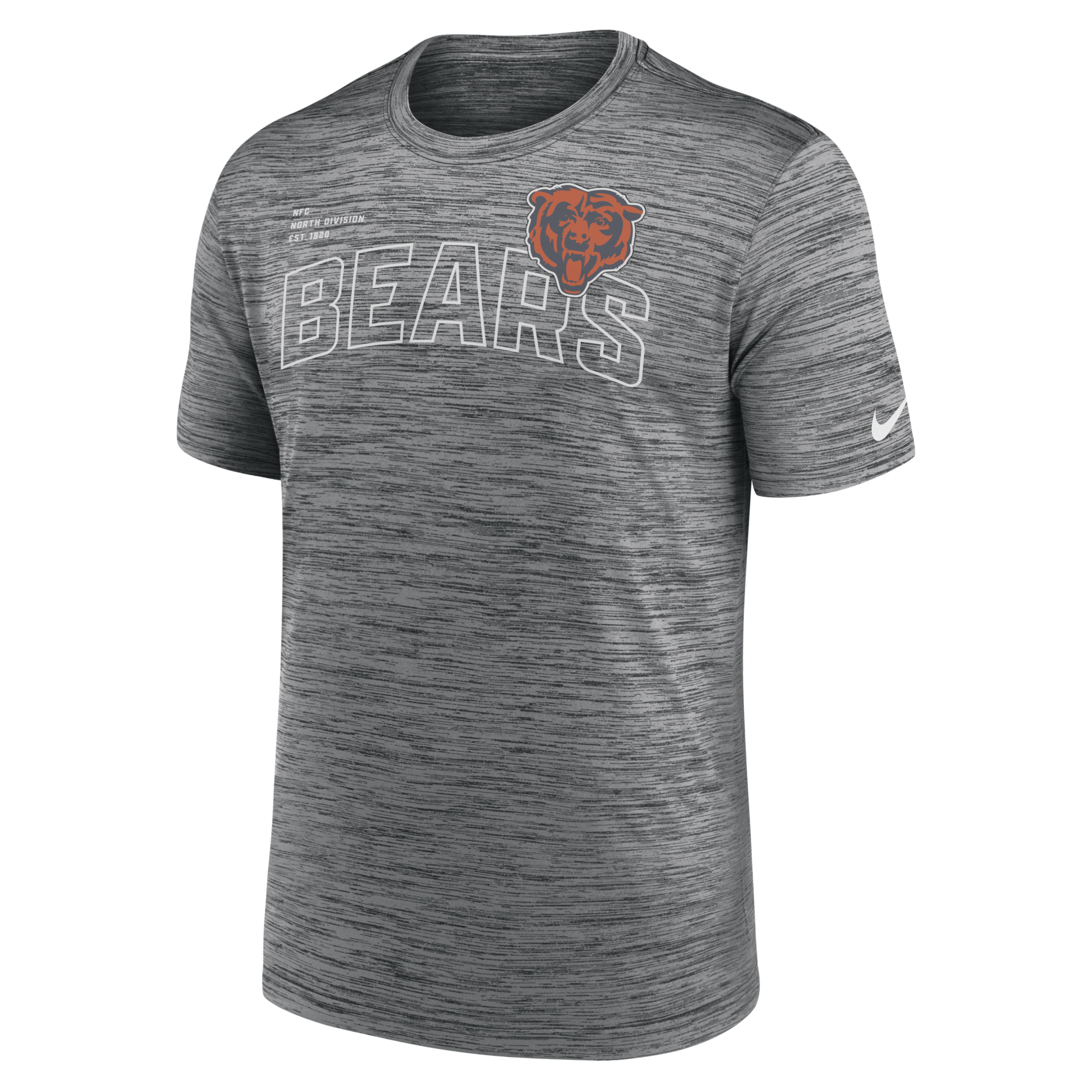Shop Nike Chicago Bears Velocity Arch  Men's Nfl T-shirt In Black