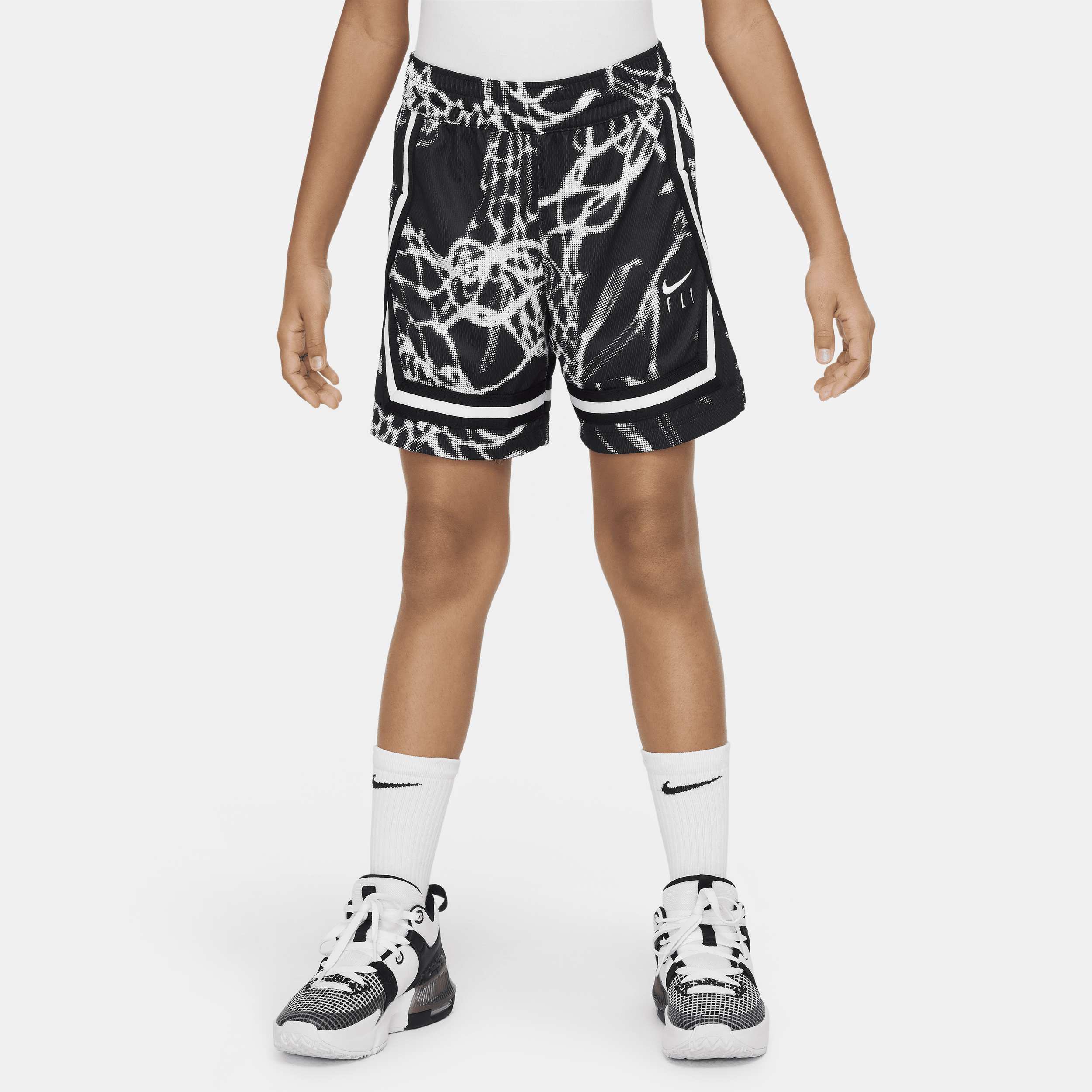 Shop Nike Culture Of Basketball Crossover Big Kids' (girls') Dri-fit Basketball Shorts In Black