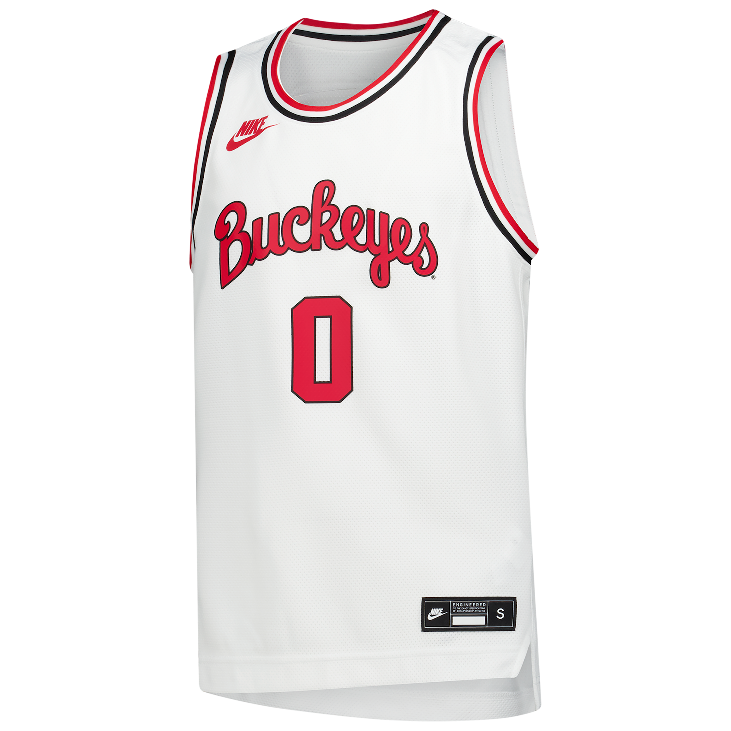 Ohio State Big Kids' Nike Dri-FIT College Basketball Replica Jersey in White | P42888J339OSUN-WHT