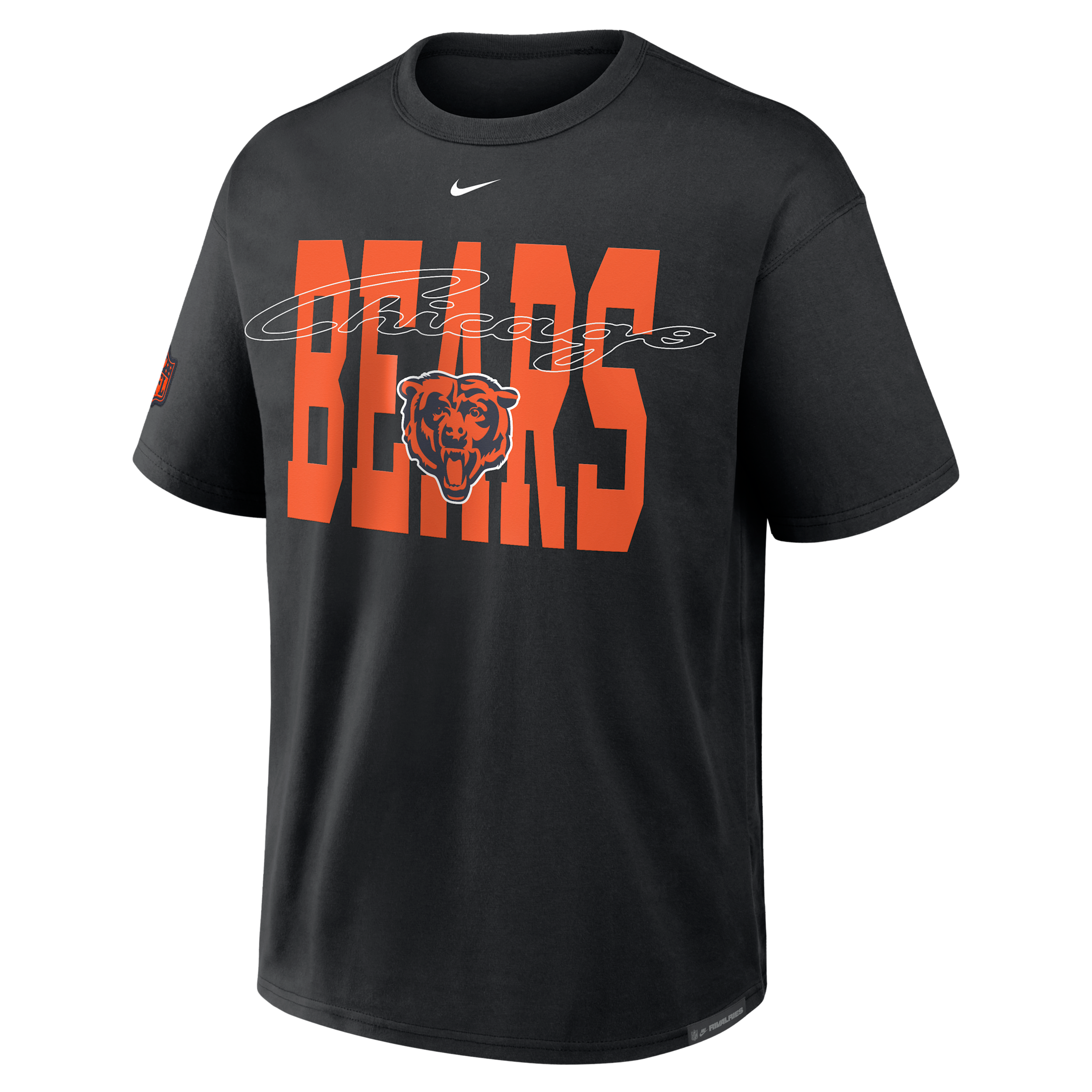 Chicago Bears Rivalries Collection Max90 Nike Men's NFL T-Shirt in Black | 04T600A7Q-UMF