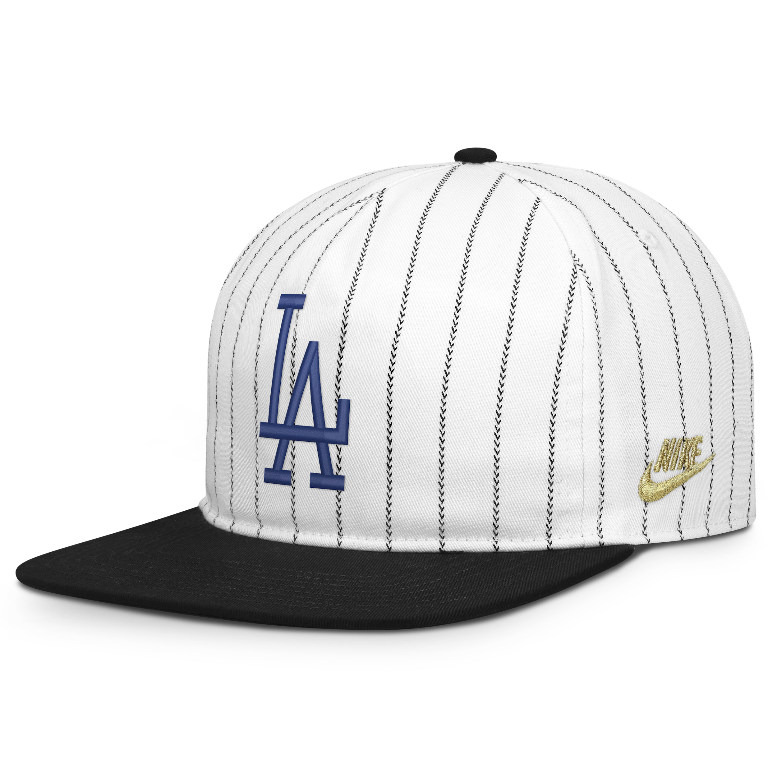 Nike Men's White/Black Los Angeles Dodgers Cooperstown Collection Pro Adjustable Hat - White, Black