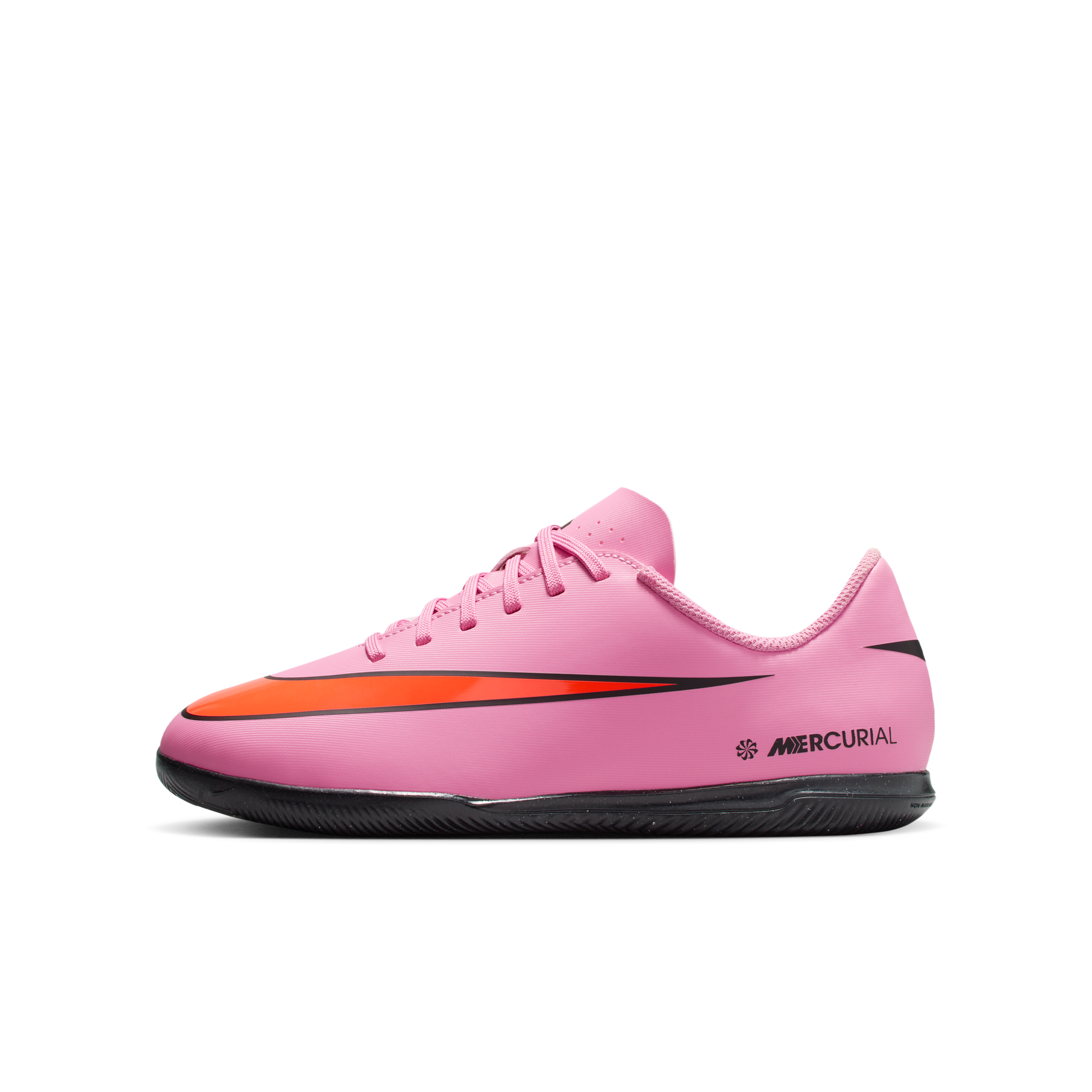 Nike Jr. Mercurial Vapor 16 Club Little/big Kids' Indoor/court Low-top Soccer Shoes In Pink