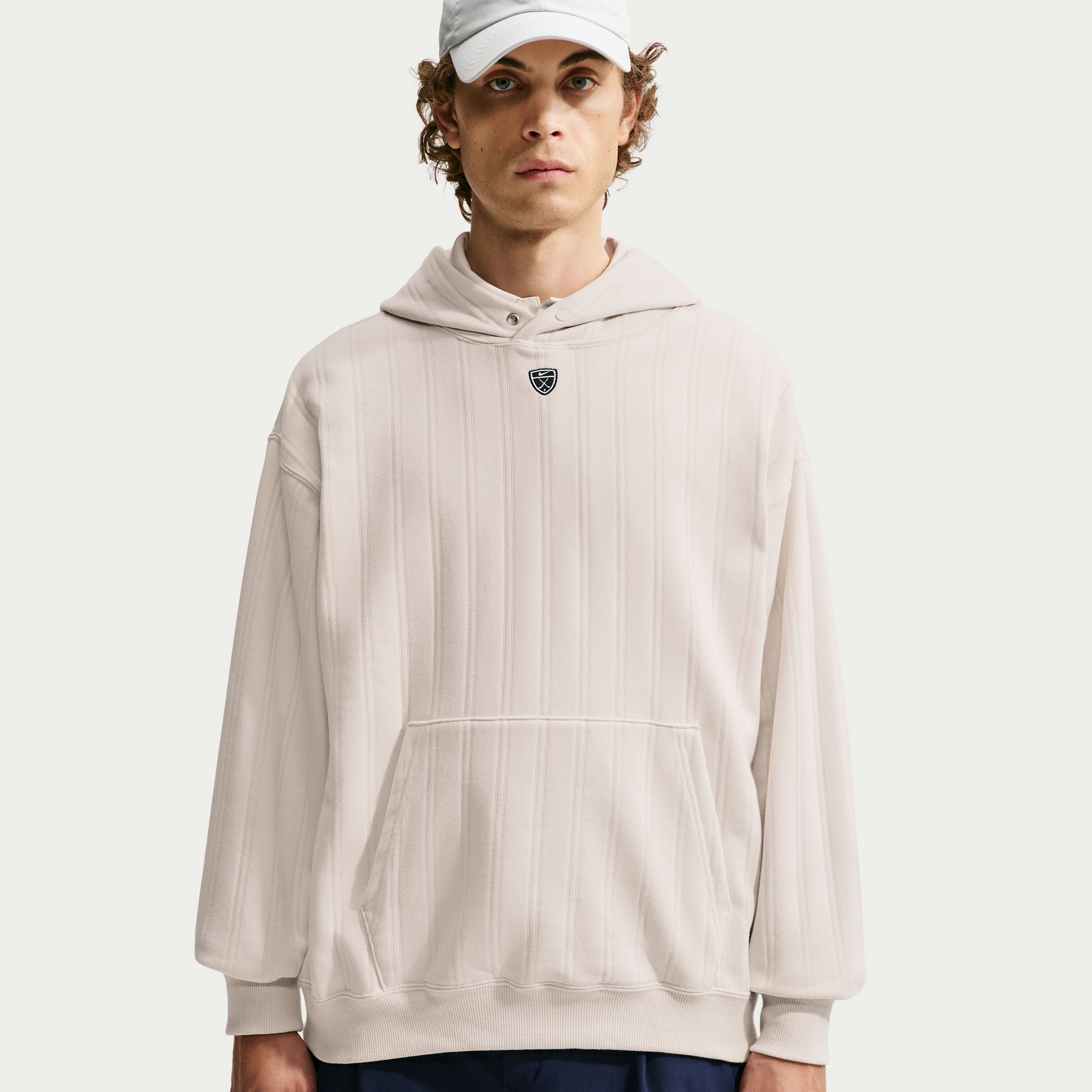 Nike Men's Fairway Fresh Therma-FIT Oversized Golf Hoodie in Brown | IB0297-104
