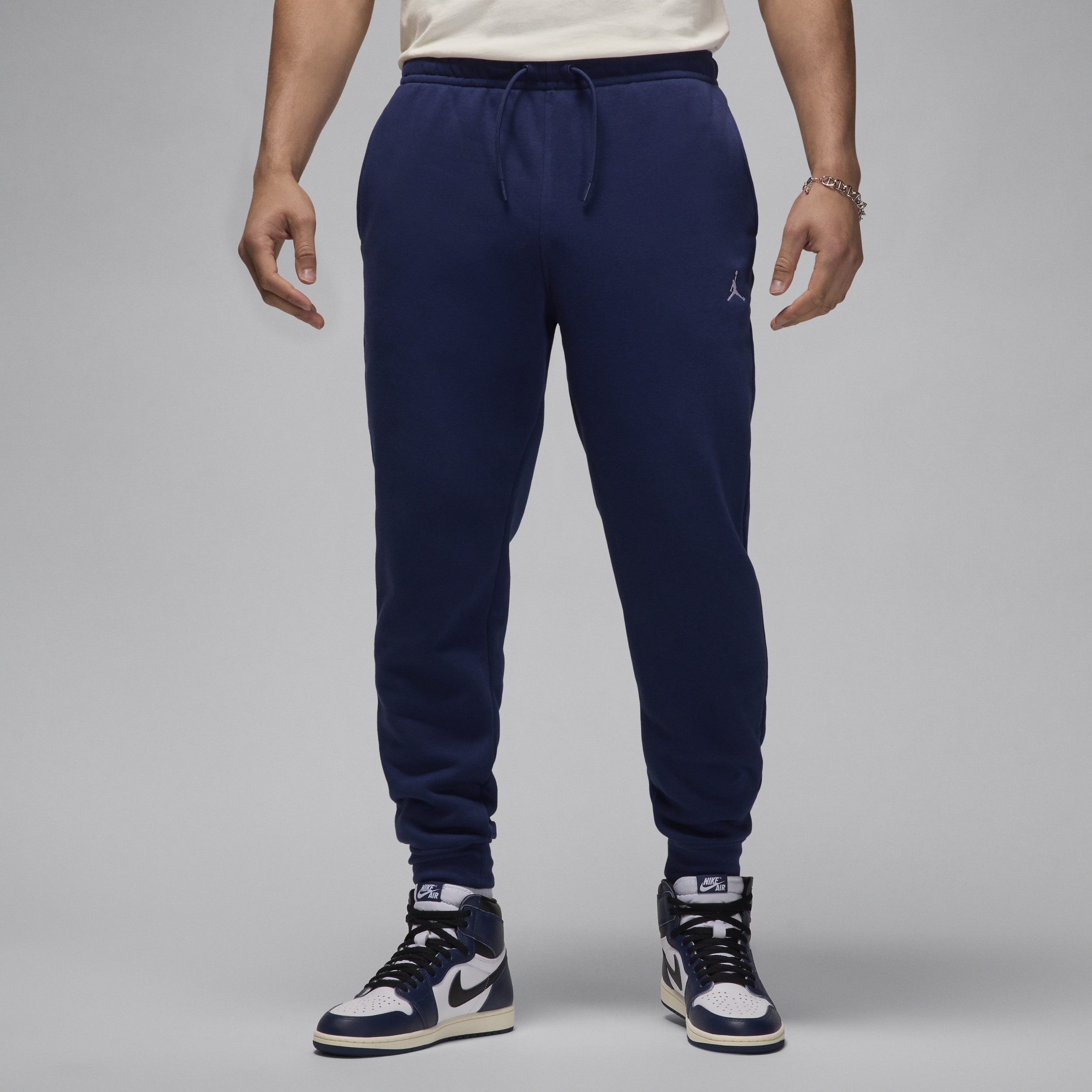 Shop Jordan Men's  Brooklyn Fleece Pants In Blue