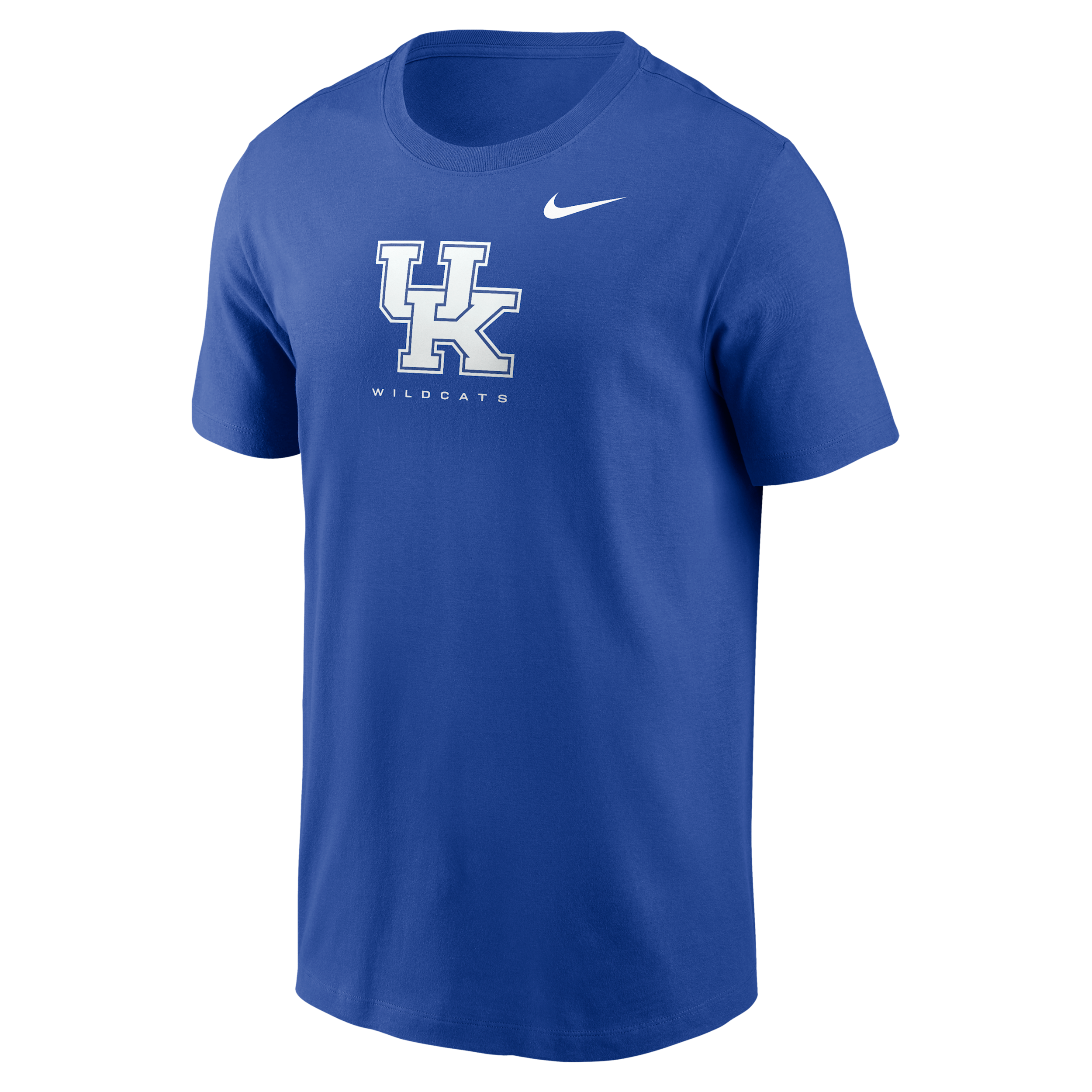 Kentucky Courtside Nike Men's Dri-FIT College T-Shirt in Blue | 02ET4EVNKY-L7G