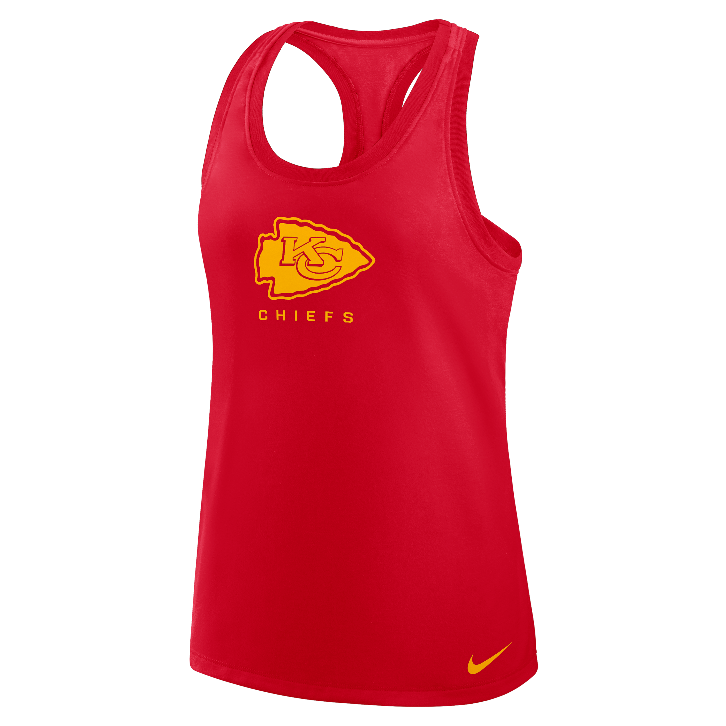 Kansas City Chiefs Hurry Up Nike Women's Dri-FIT NFL Racerback Tank Top in Red | 03E165N7G-LWB