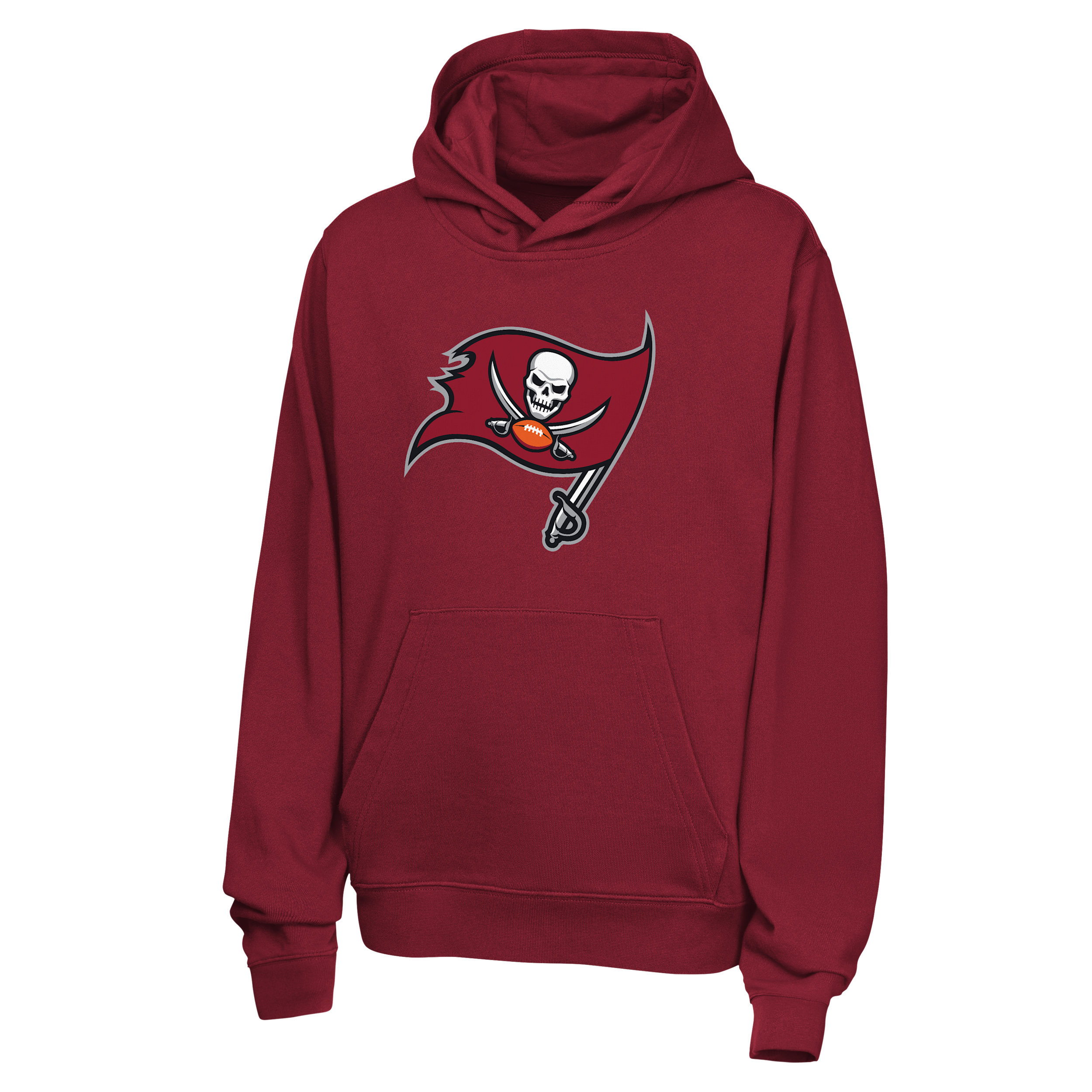 Nike Boys' and Girls' Tampa Bay Buccaneers Baker Mayfield Club Brushed French Terry Pullover Hoodie - Red