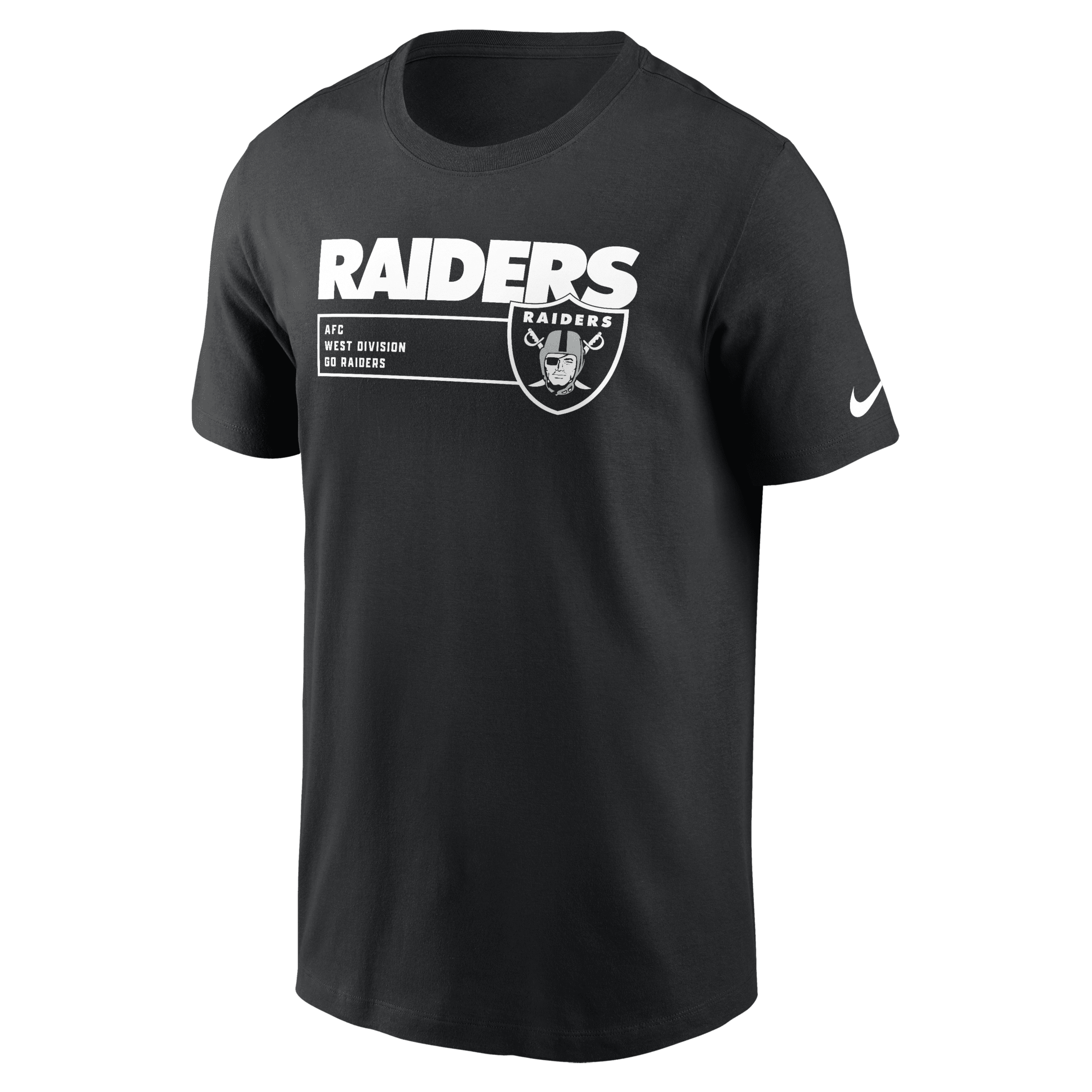 Shop Nike Las Vegas Raiders Division Essential  Men's Nfl T-shirt In Black