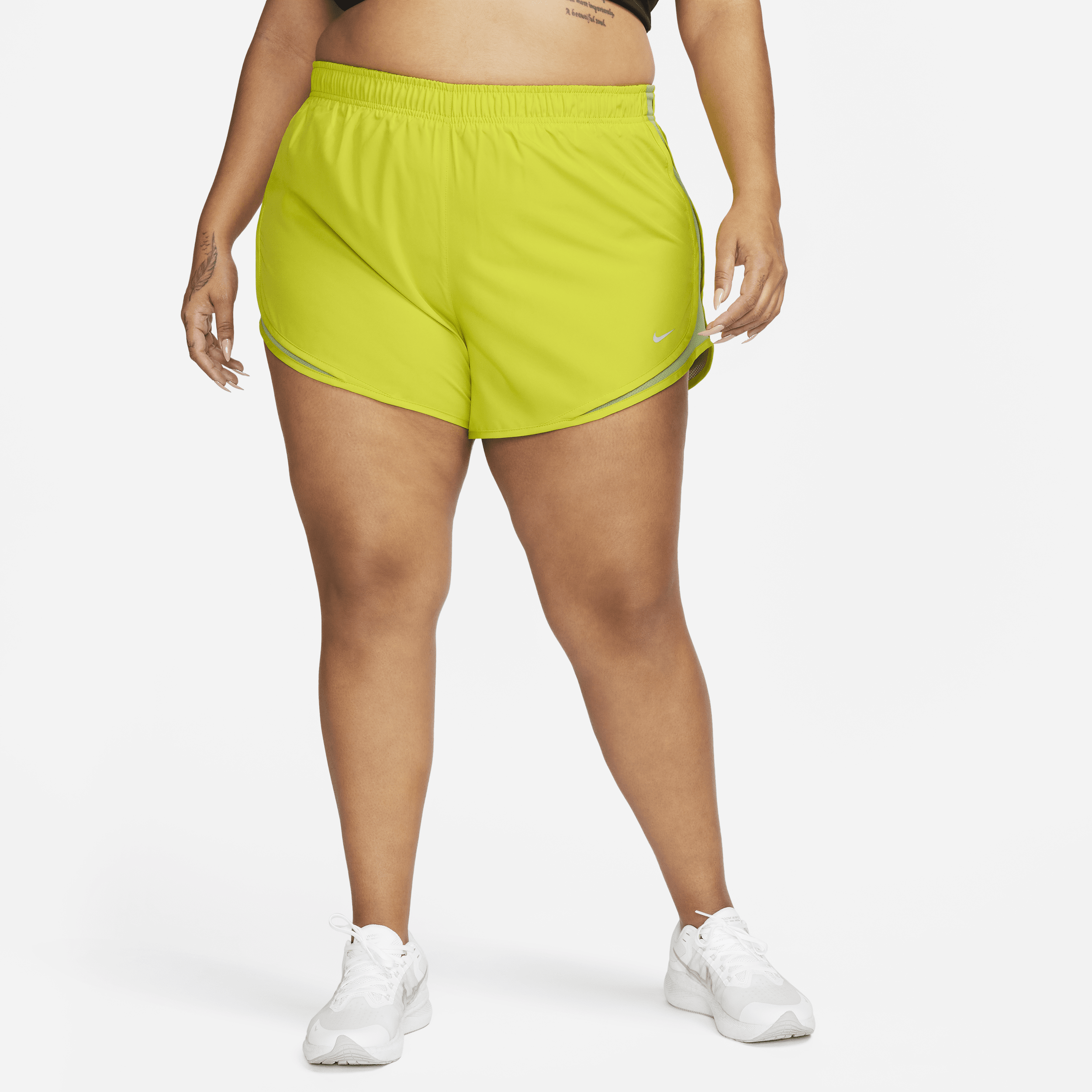 Nike Women's Tempo Running Shorts (plus Size) In Green