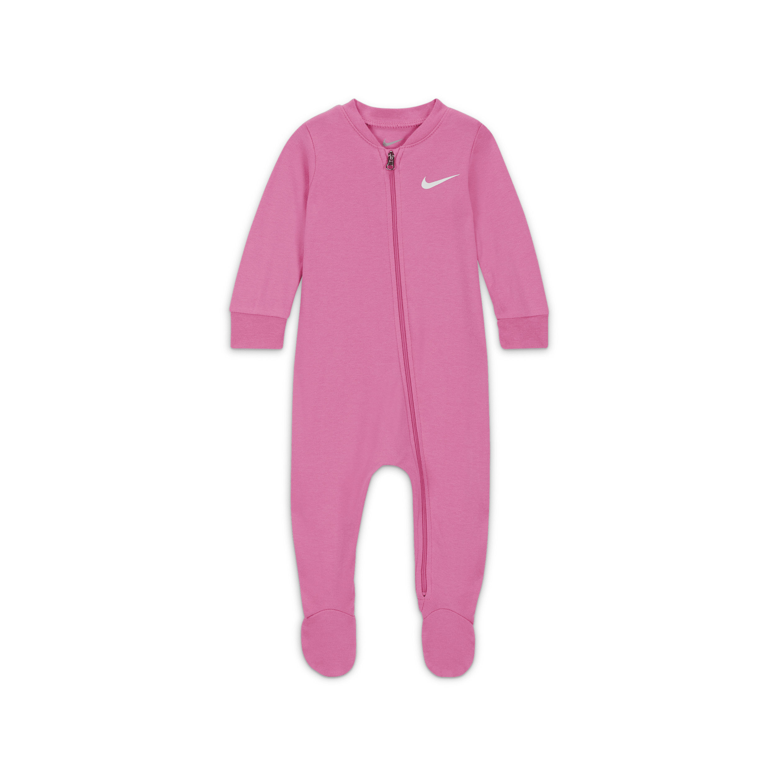 Nike Essentials French Terry Footie In Pink