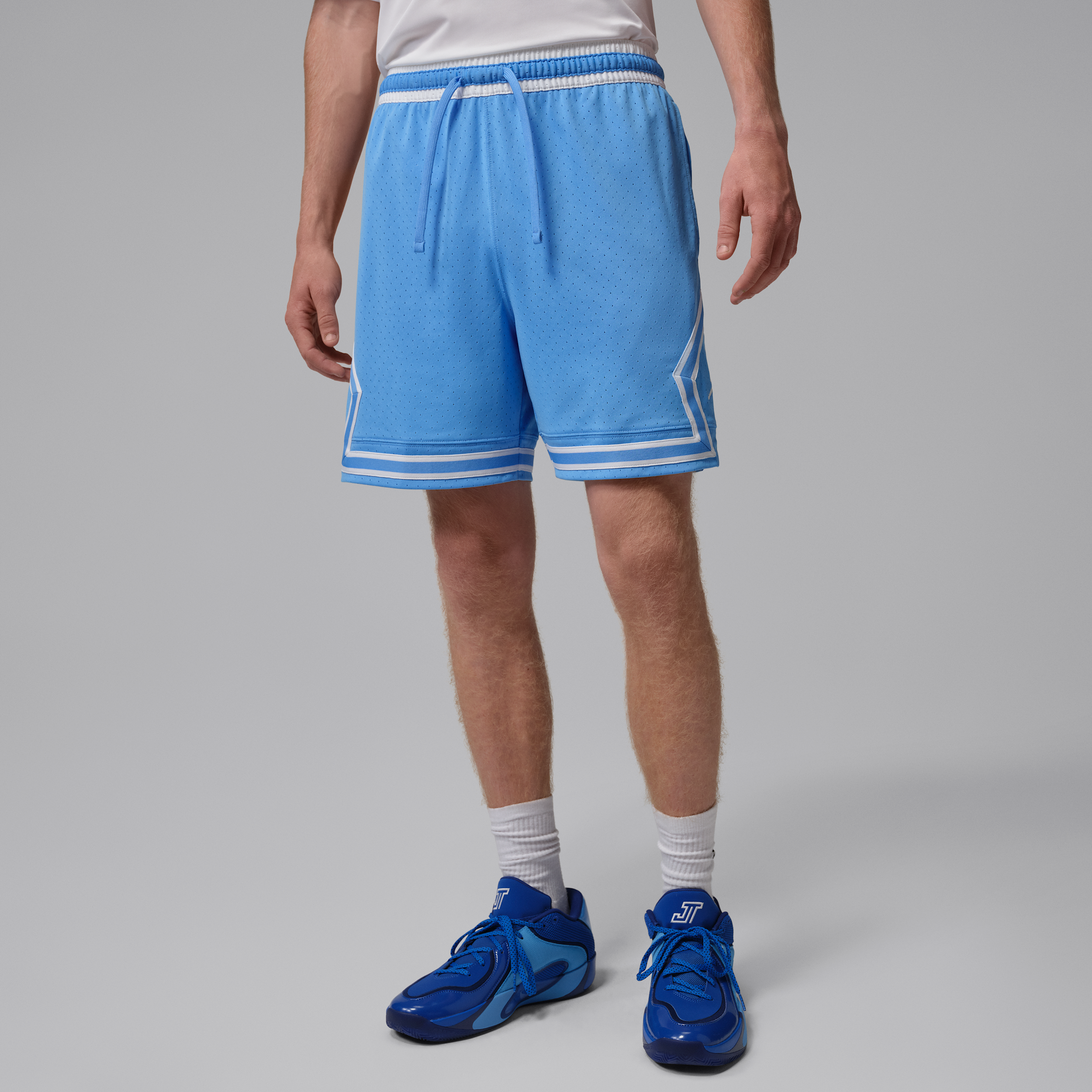 Men's Jordan Sport Dri-FIT 7" Mesh Diamond Shorts in Blue | HF9910-412
