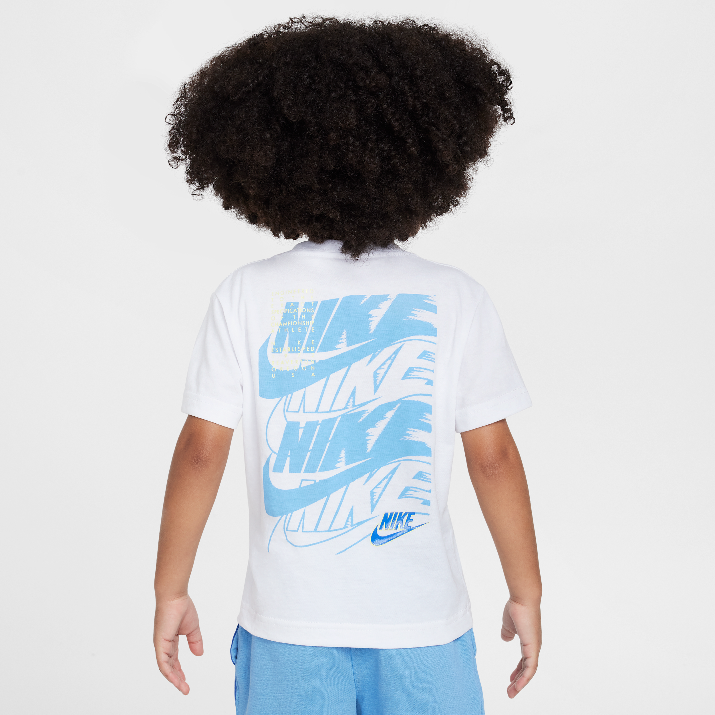 Nike Toddler On The Move Basic T-Shirt in White 76M758-001 22$