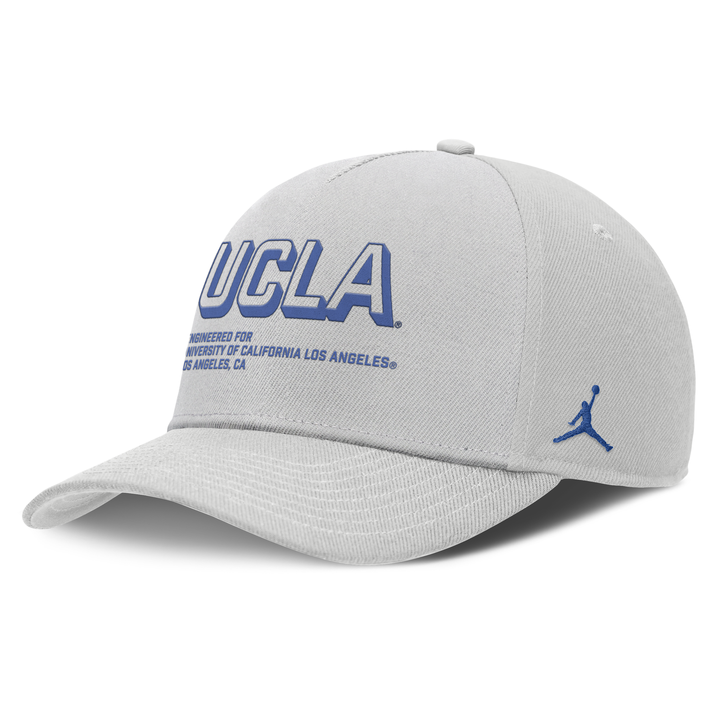 Jordan Men's Gray Ucla Bruins 2025 Sideline Dust Pinched Rise Adjustable Hat In Gray