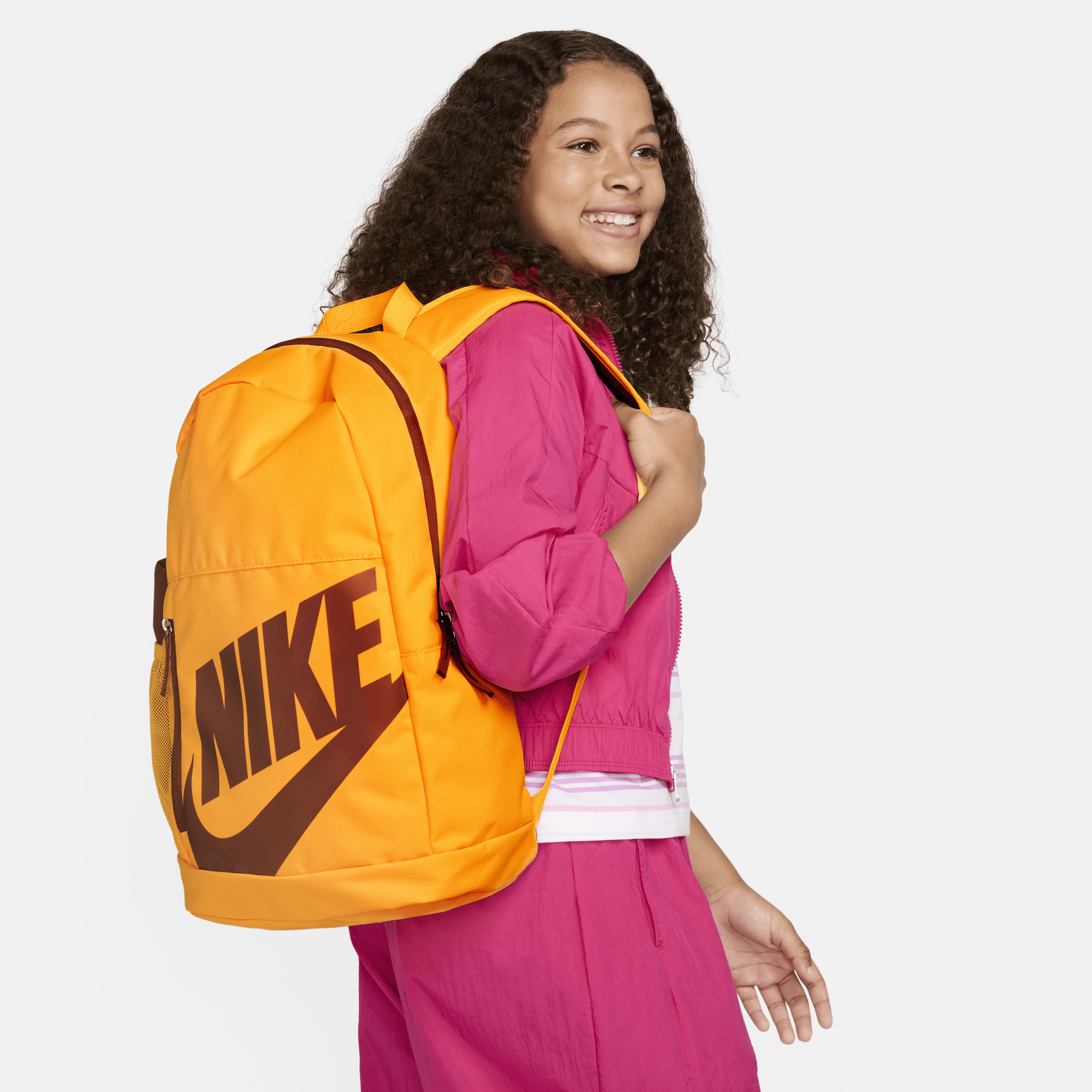 Shop Nike Elemental Kids' Backpack (20l) In Orange