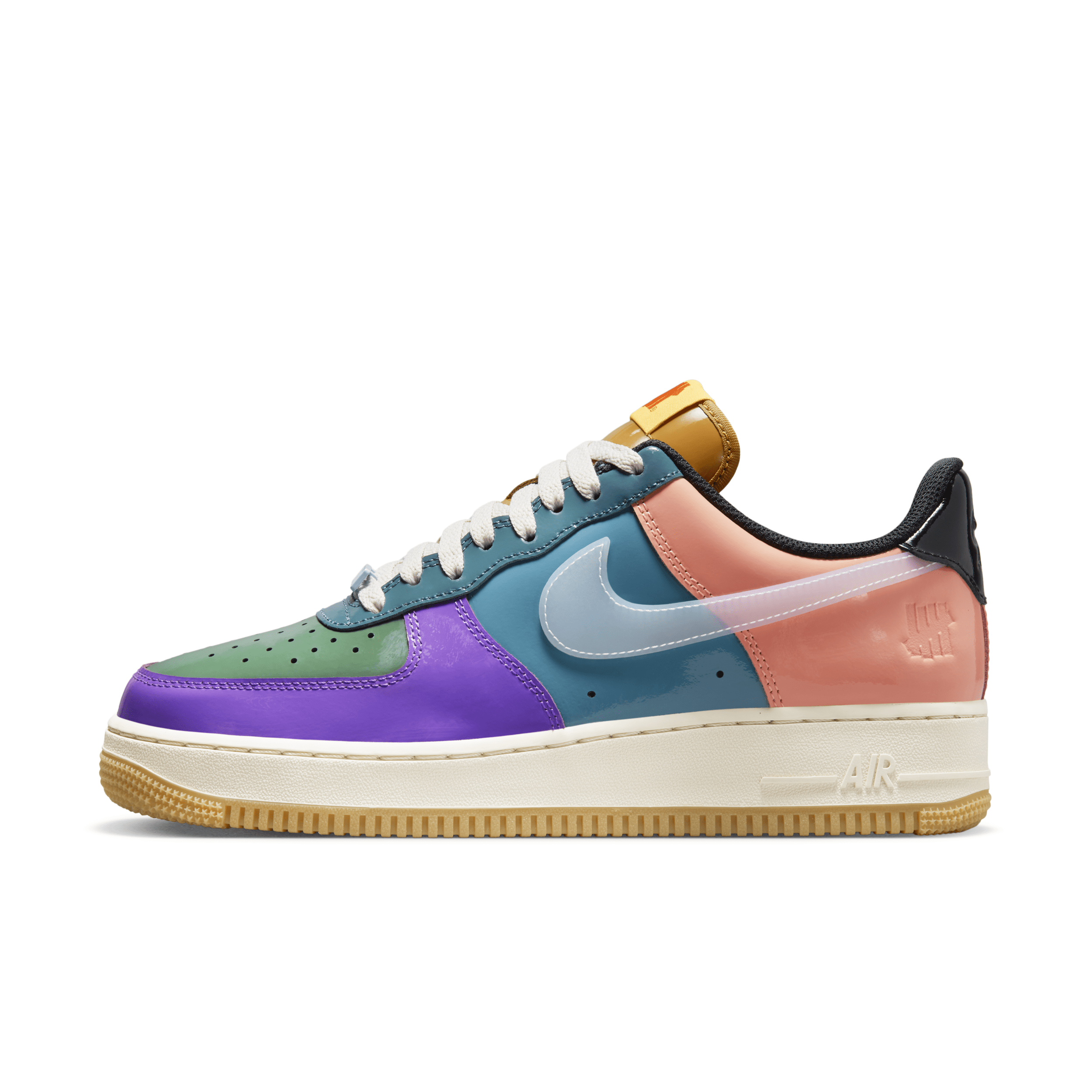Nike X Undefeated Air Force 1 Low Sneakers In Purple