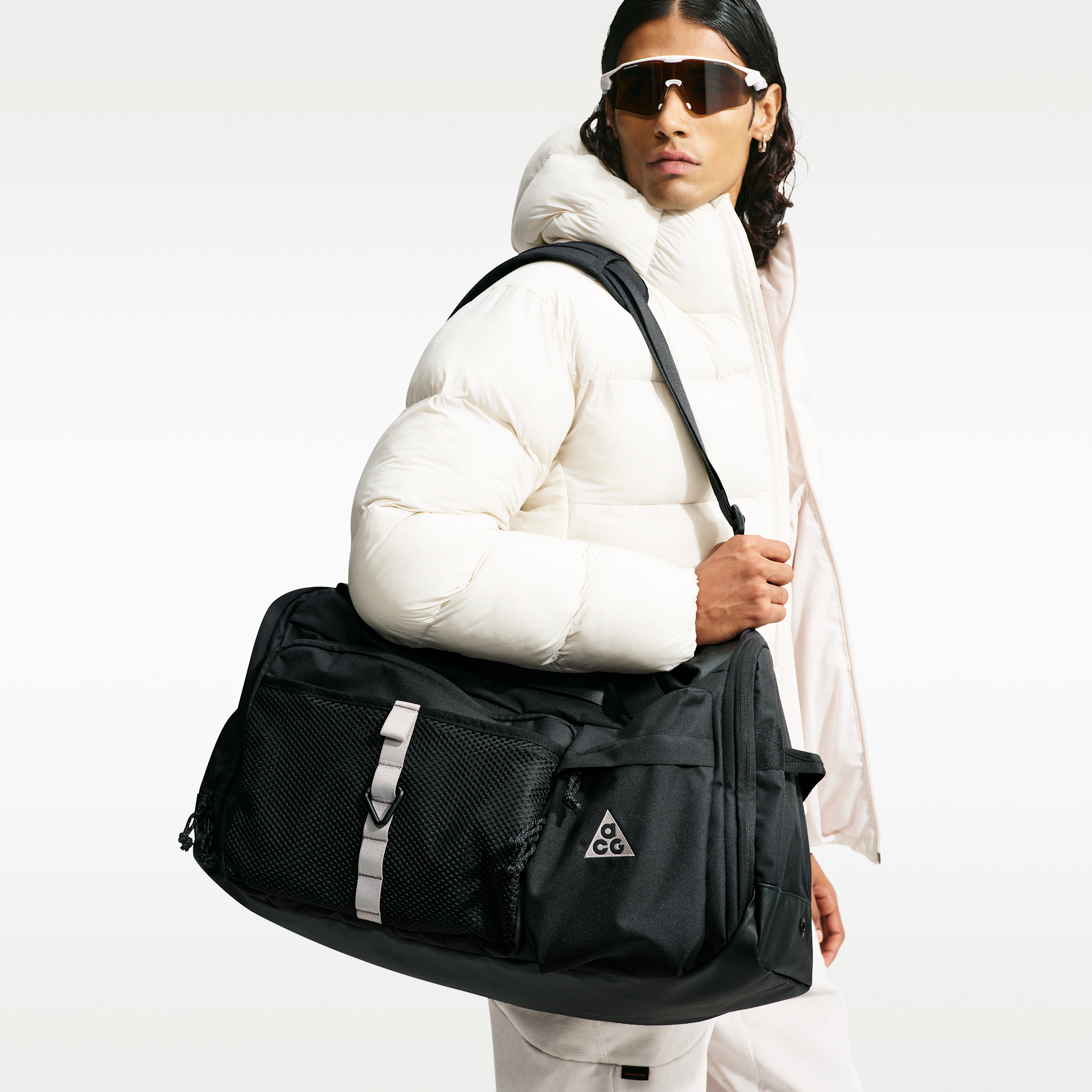 Nike Womens ACG Daymax Duffel - Adult - Black / College Grey / College Grey