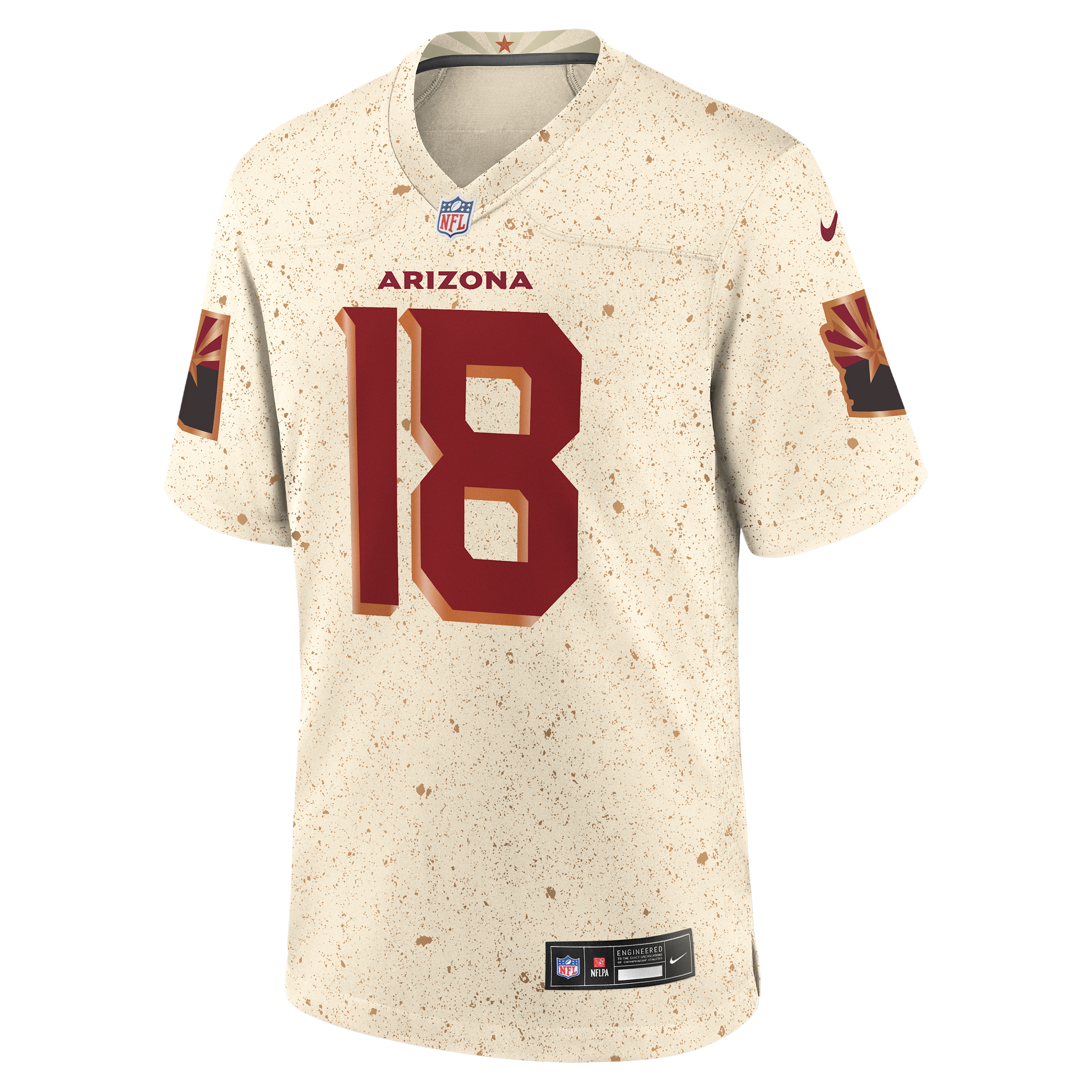 Marvin Harrison Jr. Arizona Cardinals Rivalries Collection Menâs Nike Men's NFL Game Jersey in Brown | 67NM0G619CF-ZZ1