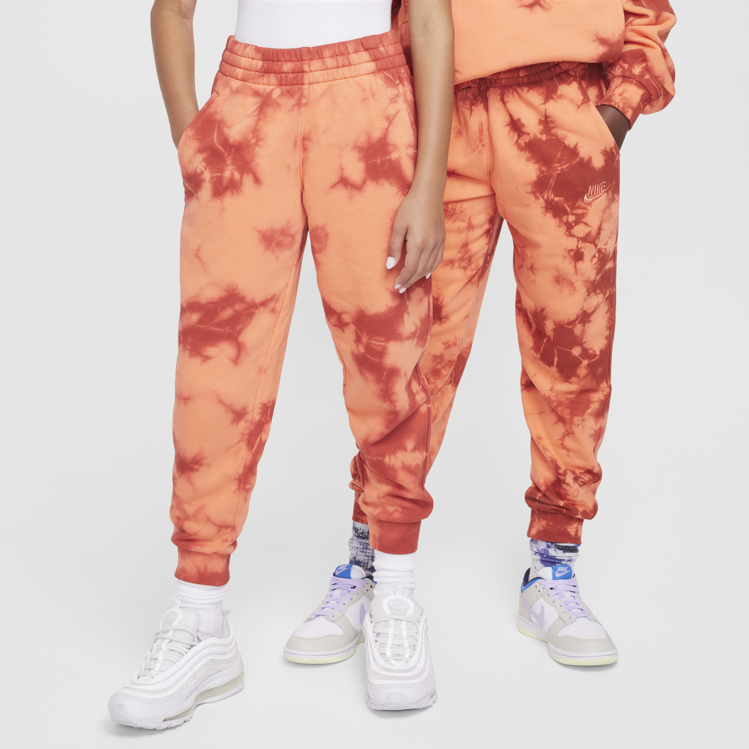 Nike Sportswear Club Fleece Big Kids' Jogger Pants In Pink