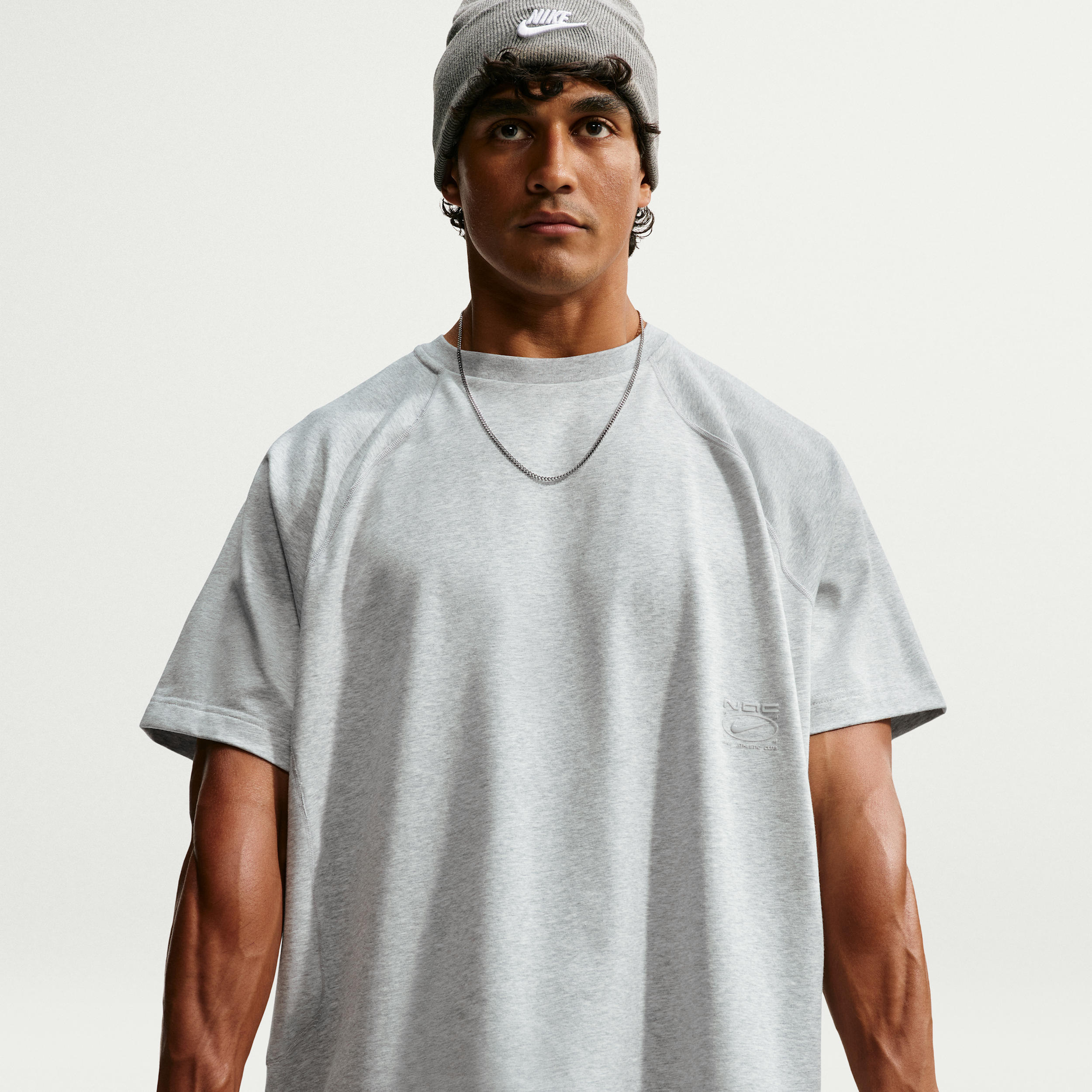 Nike Men's N.A.C. Dri-FIT Oversized T-Shirt in Grey | IM5716-077
