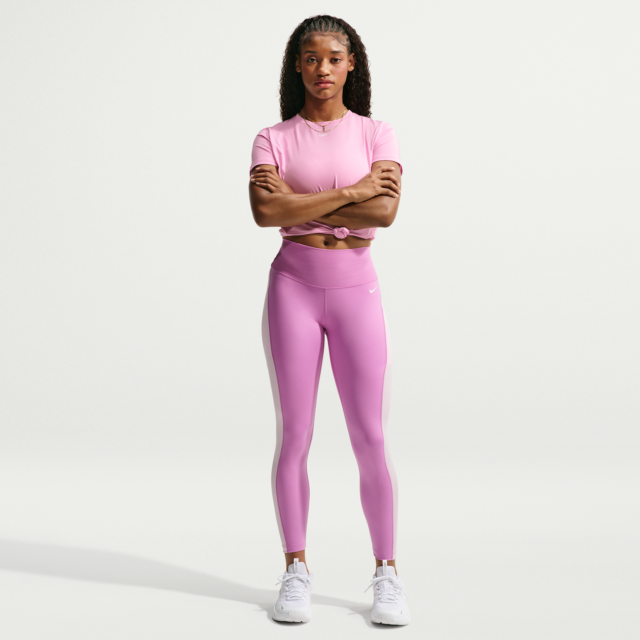 Nike Women's One High-Waisted 7/8 Leggings in Purple | IB9224-504