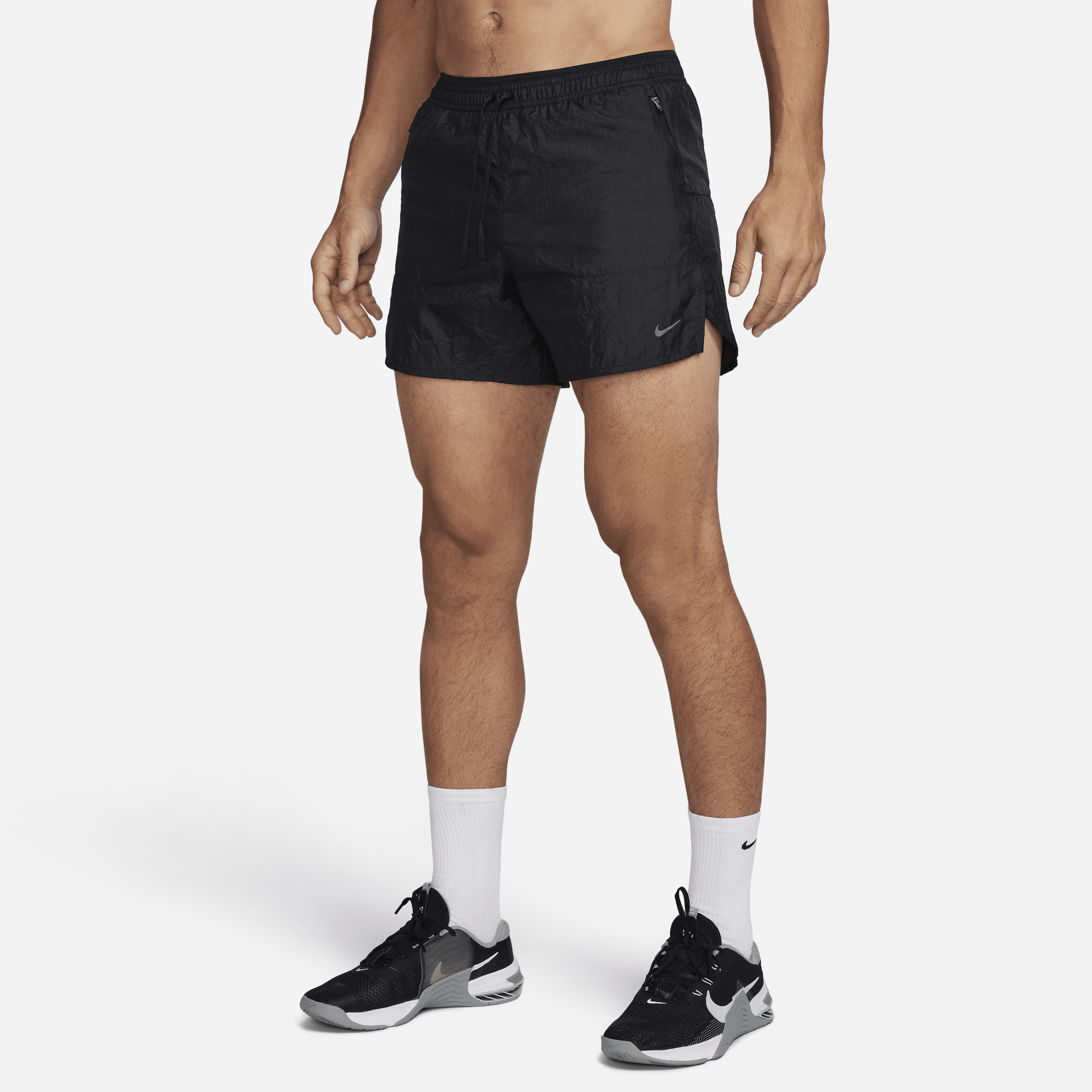 Shop Nike Men's Stride Running Division Dri-fit 5" Brief-lined Running Shorts In Black