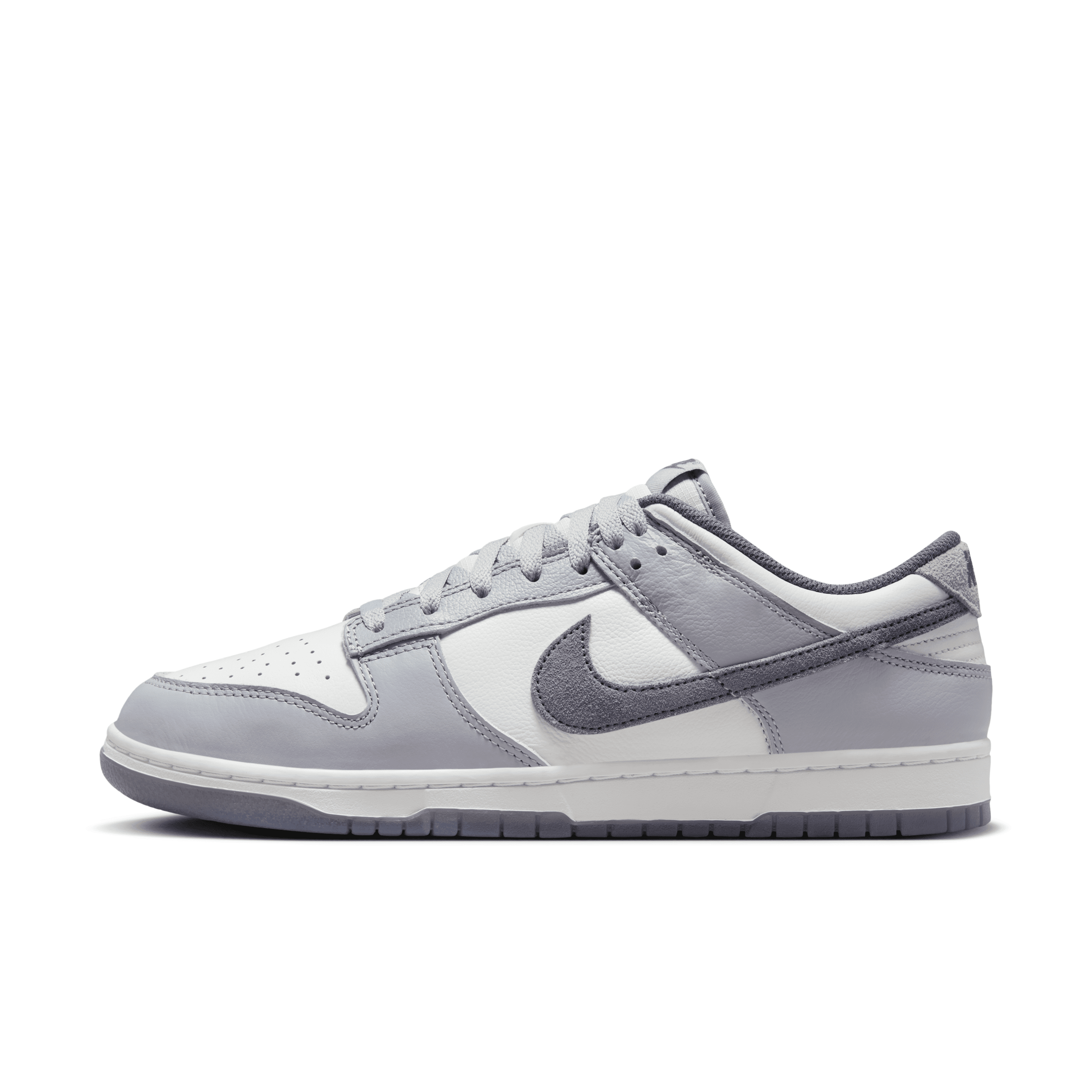 Nike Men's Dunk Low Retro Se Sneakers - White,Pure Platinum