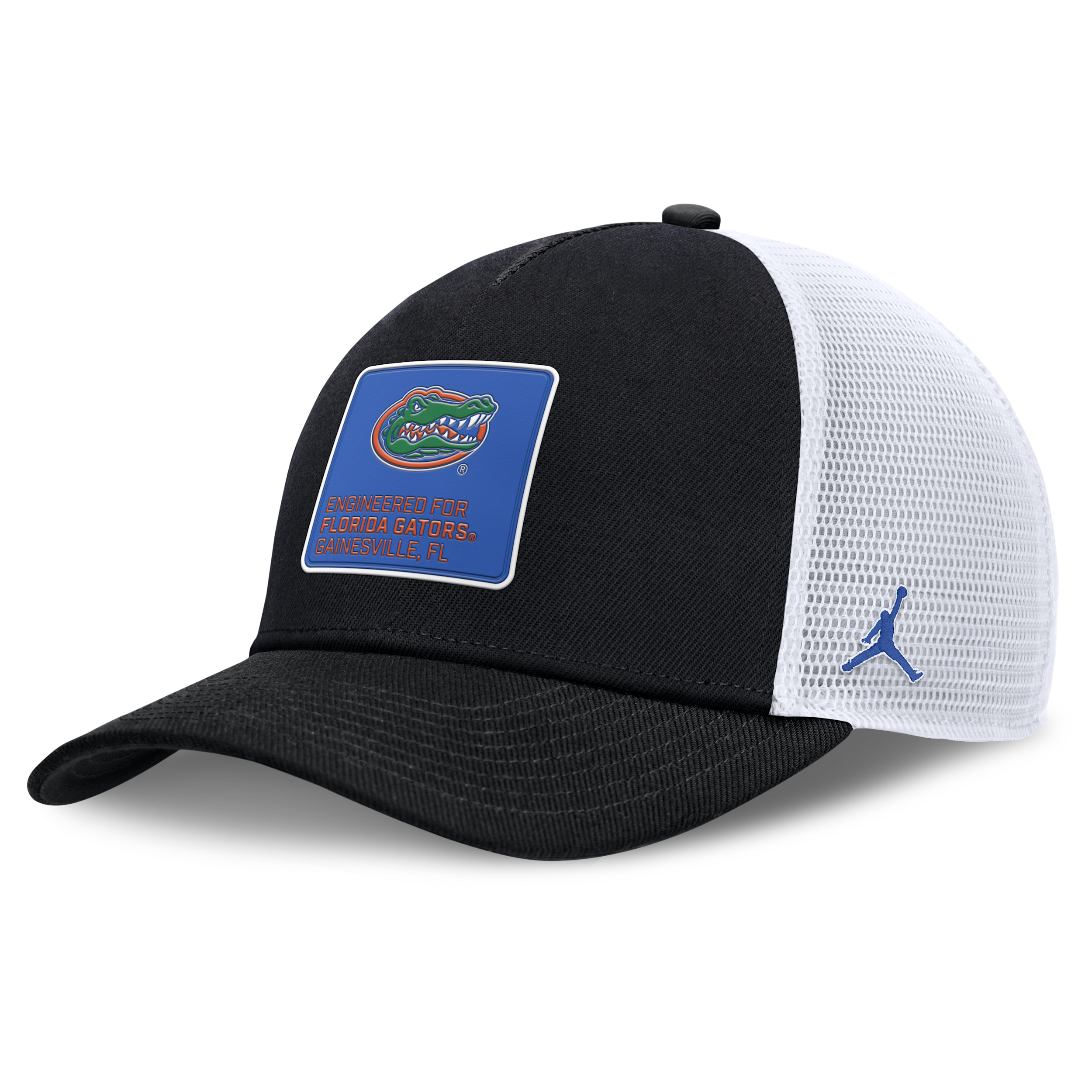 Jordan Men's Florida On-field Rise Engineered Brand College Trucker Adjustable Hat In Black