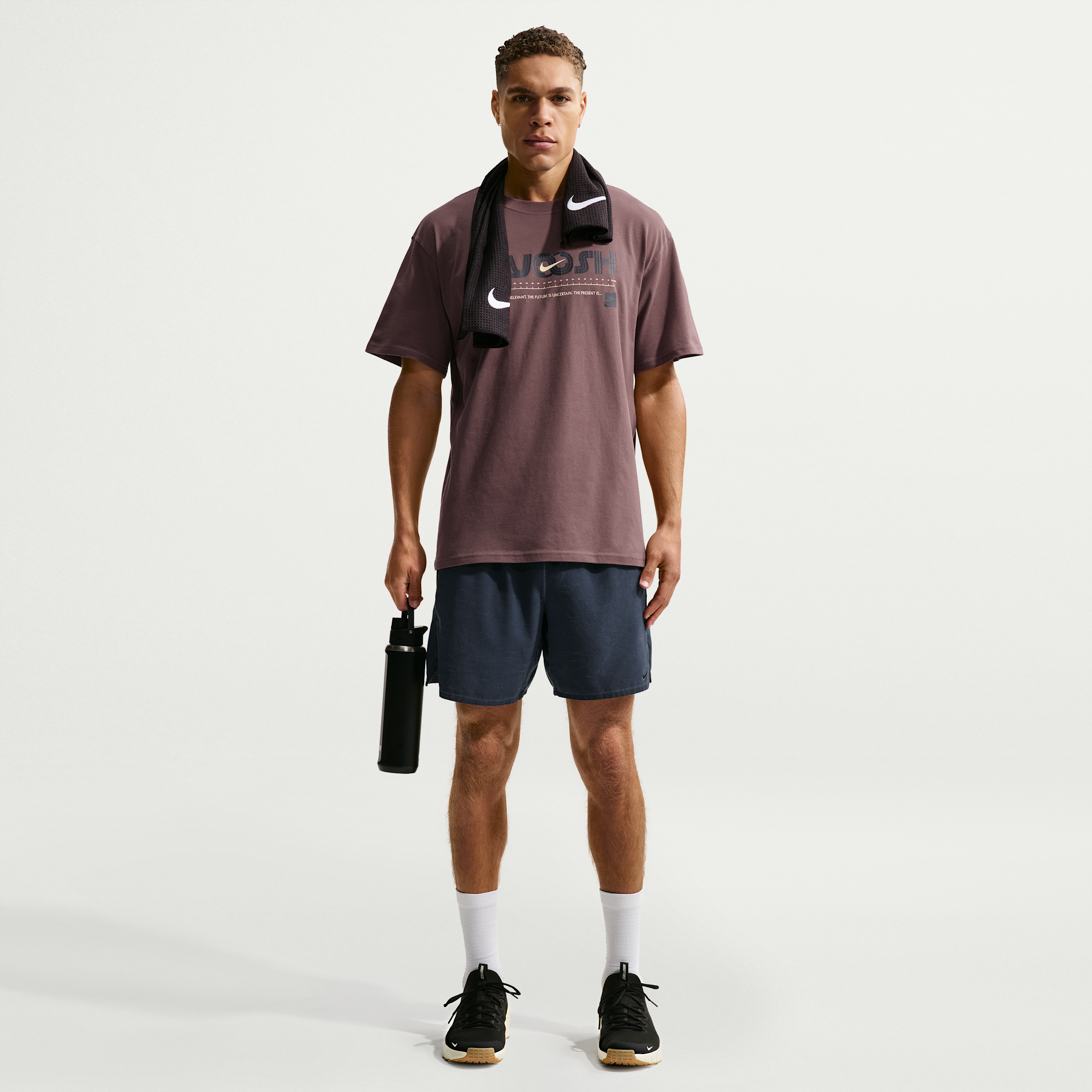Nike Men's Unlimited N.A.C. 7'' Washed Training Shorts, Medium, Obsidian