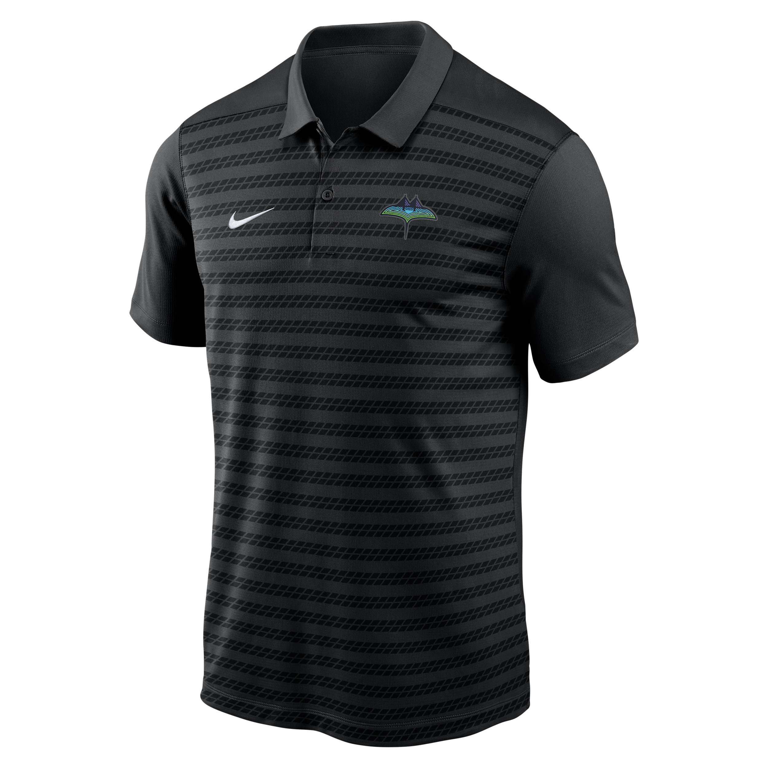 Nike Men's Black Detroit Tigers Authentic Collection City Connect Victory Performance Polo Shirt In Black
