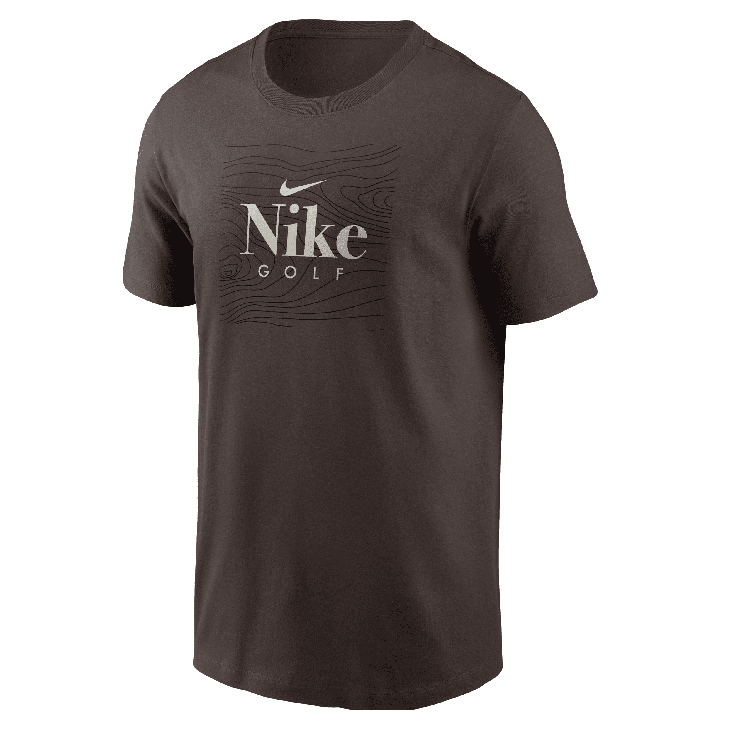 Shop Nike Men's Golf T-shirt In Brown